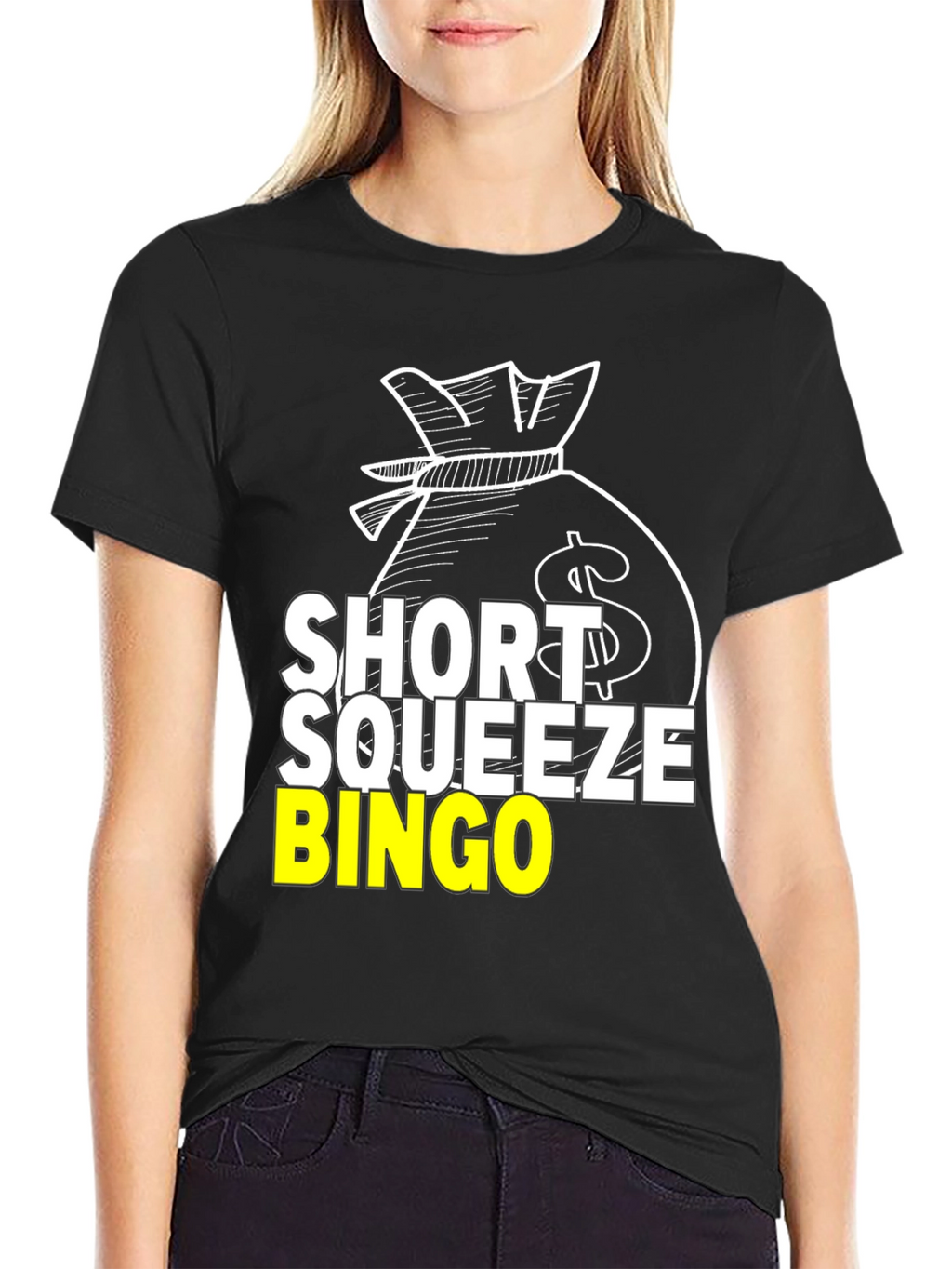 Short Squeeze Bingo Black T-Shirt