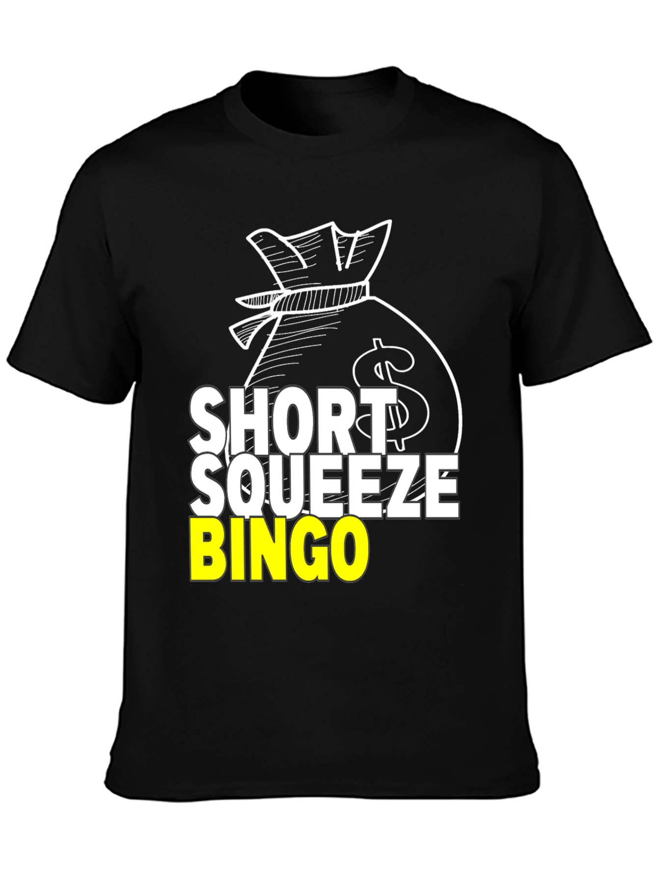 Short Squeeze Bingo Black T-Shirt