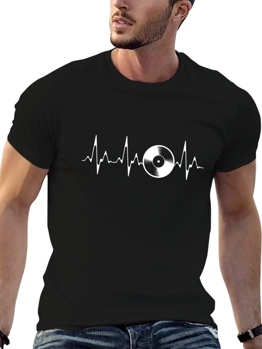 Vinyl Heartbeat T-Shirt