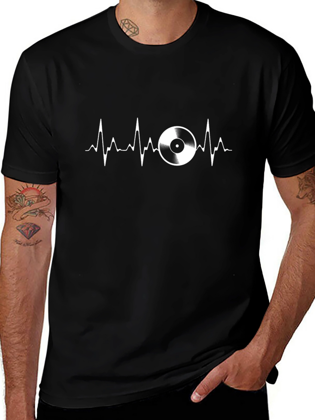 Vinyl Heartbeat T-Shirt