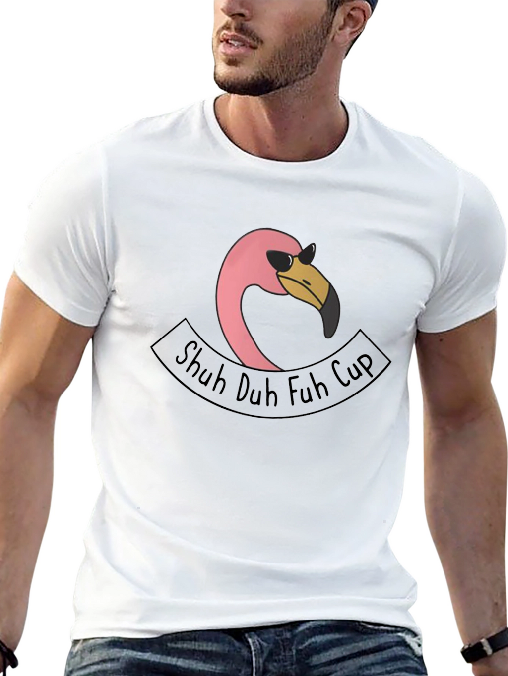 Shuh Duh Fuh Cup Flamingo T-Shirt