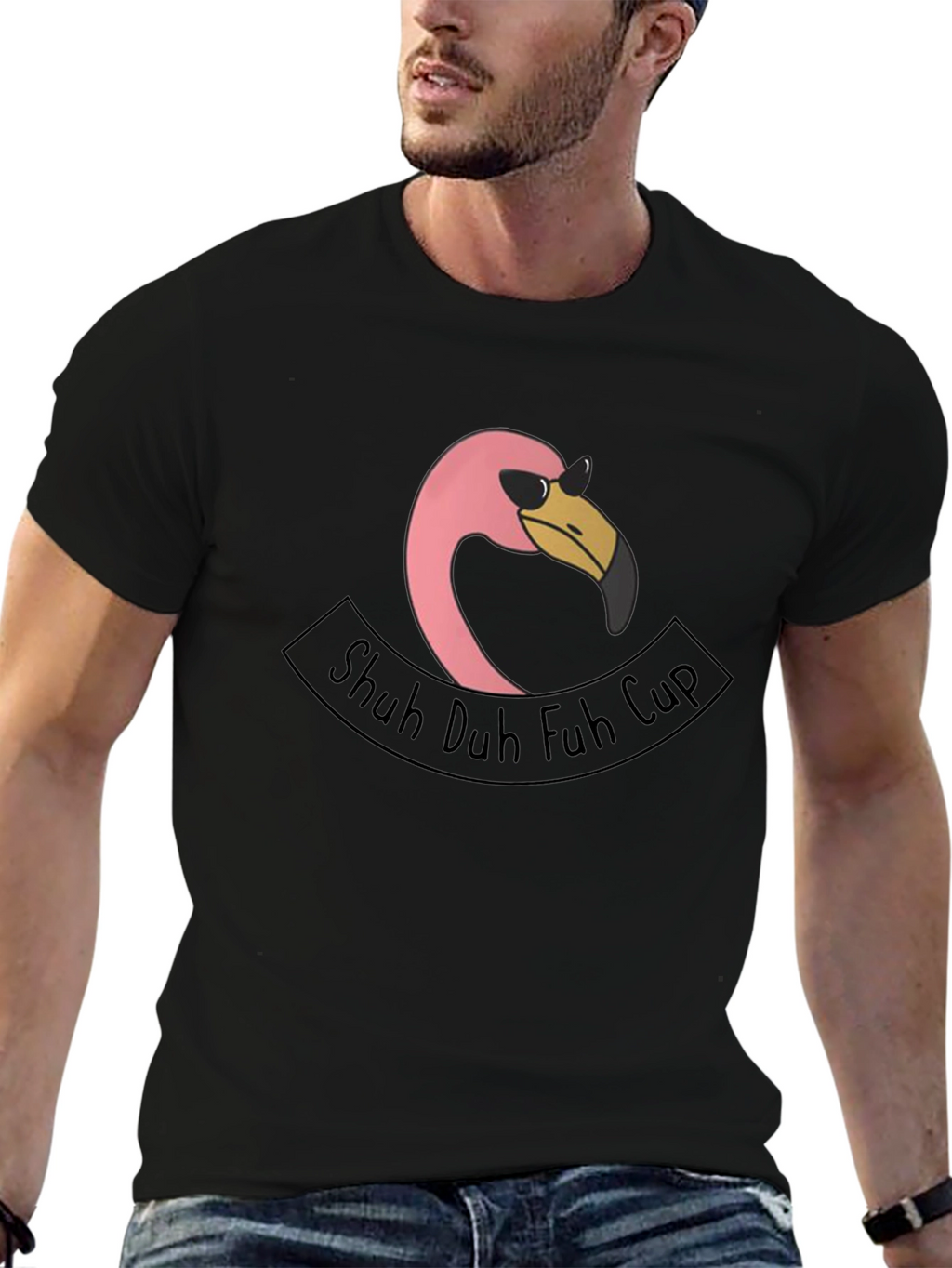 Shuh Duh Fuh Cup Flamingo T-Shirt