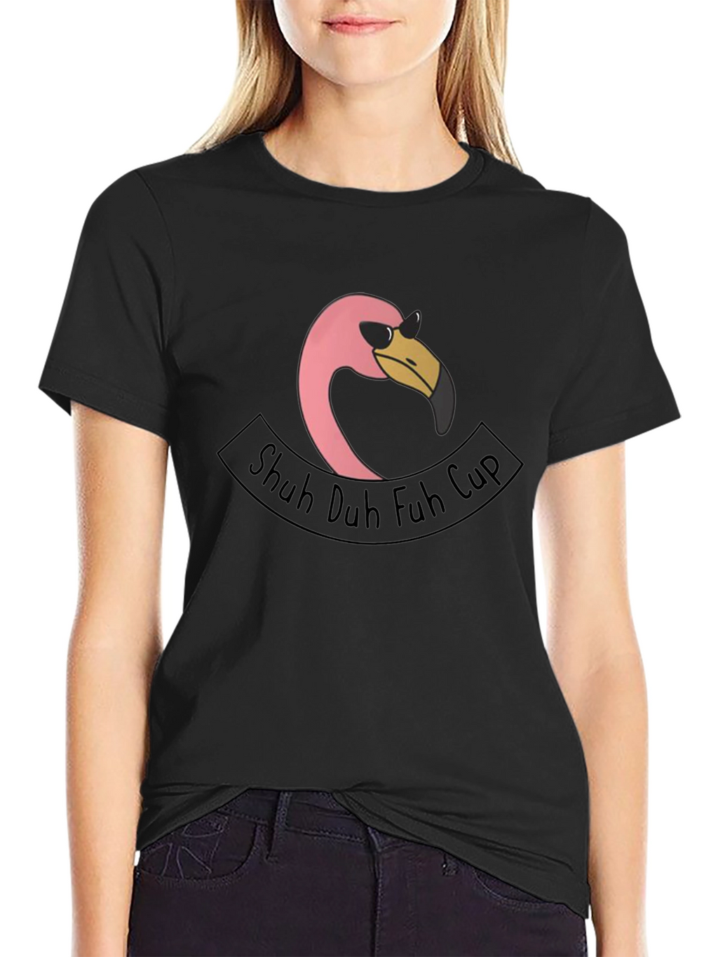 Shuh Duh Fuh Cup Flamingo T-Shirt