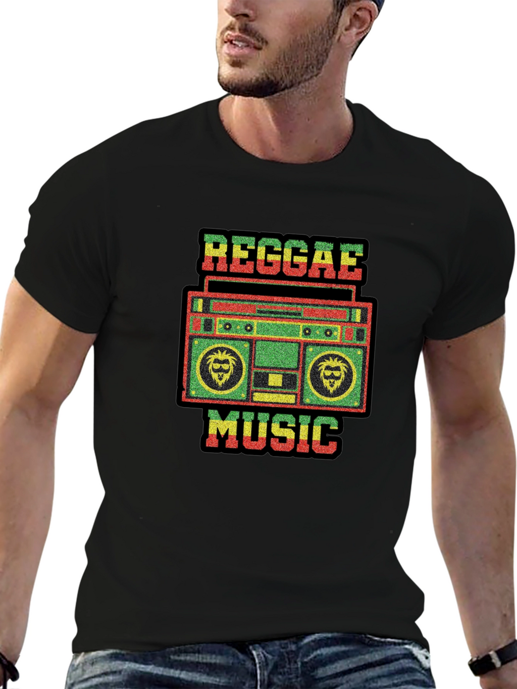 Reggae Music Black T-Shirt