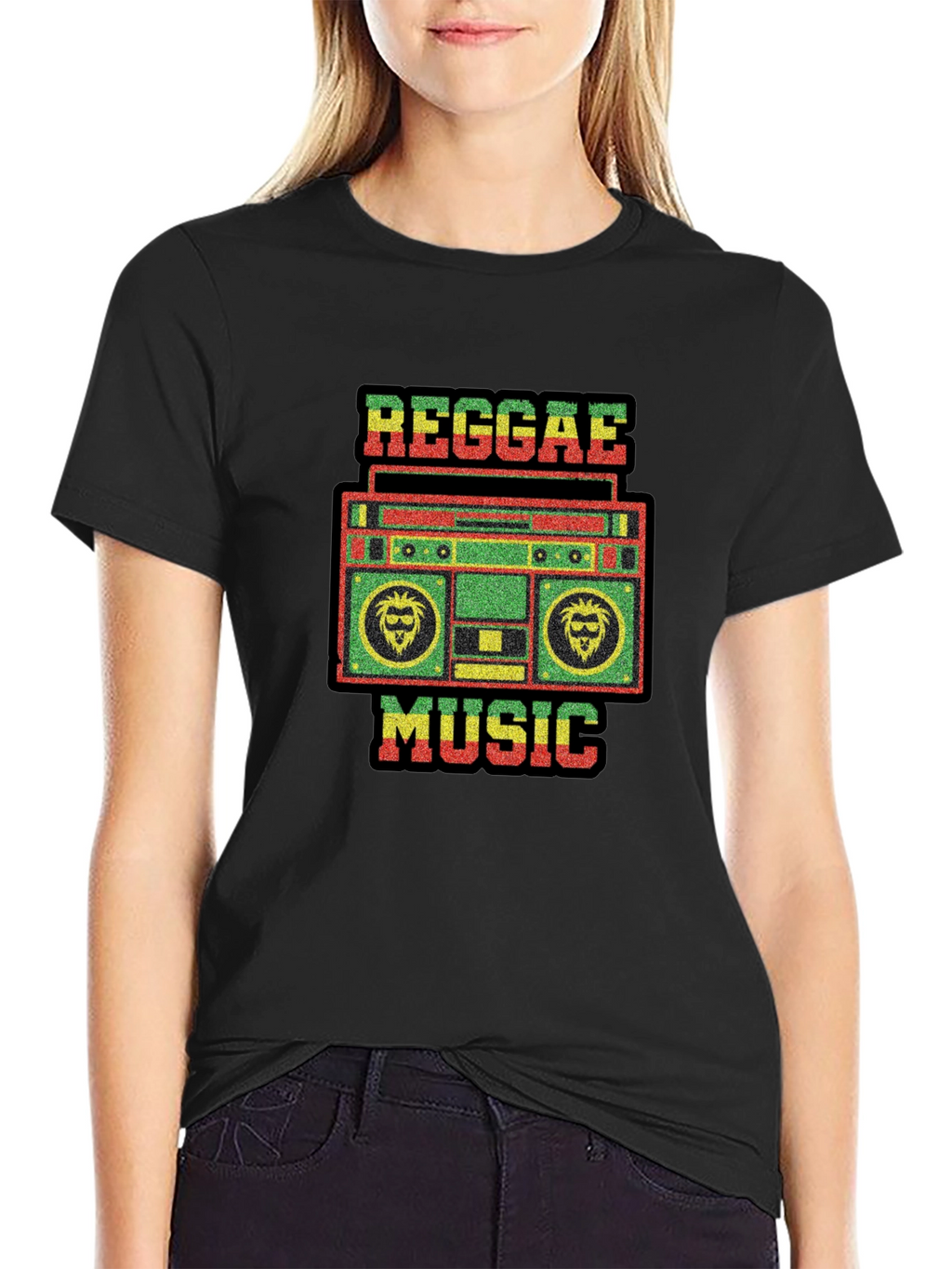 Reggae Music Black T-Shirt