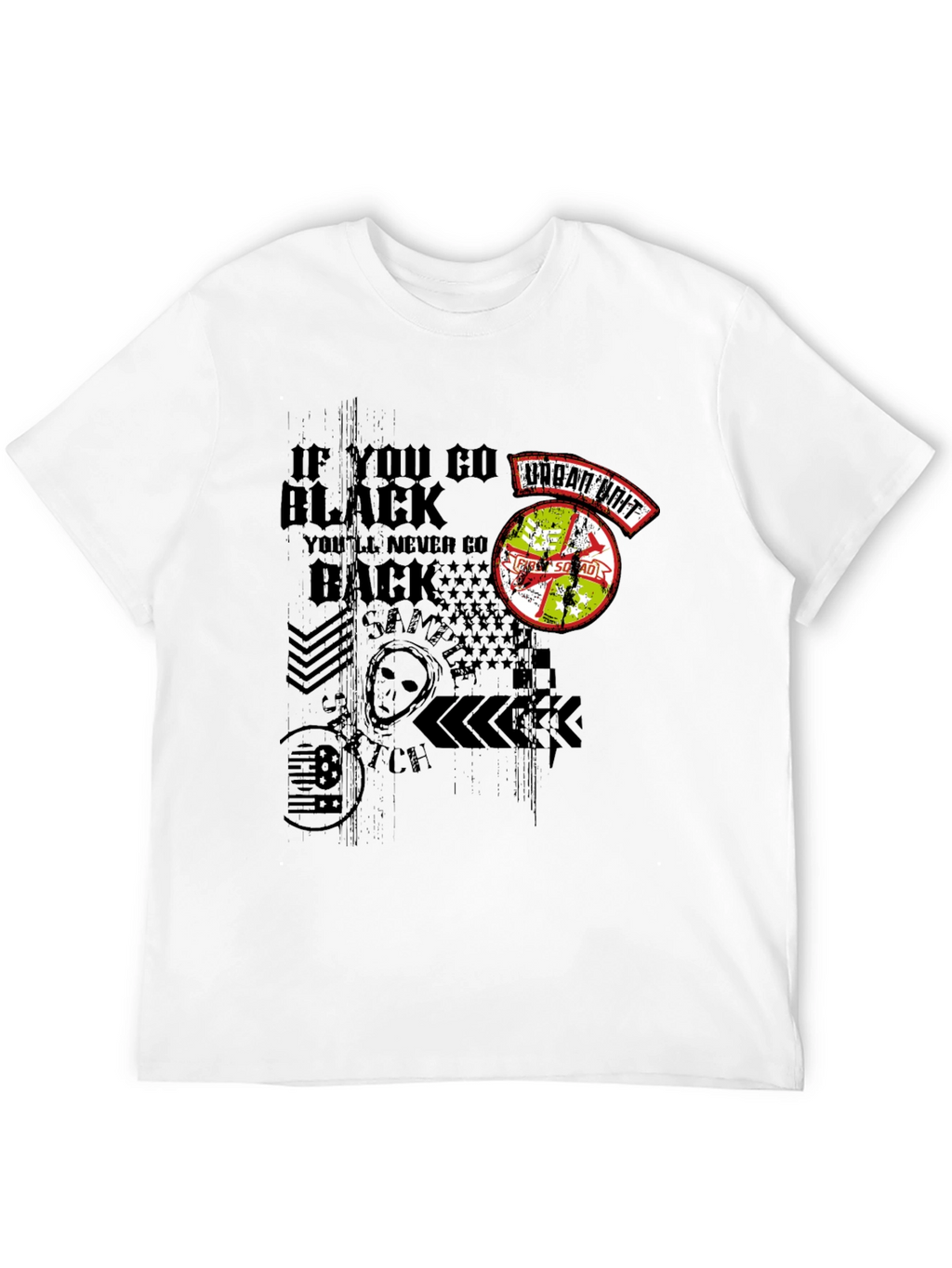 Urban Unit Black Graphic Print T-Shirt