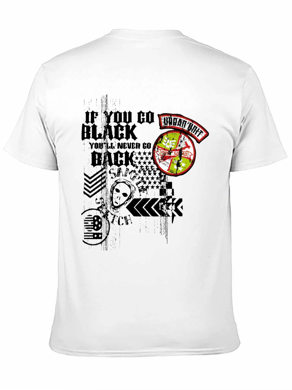 Urban Unit Black Graphic Print T-Shirt