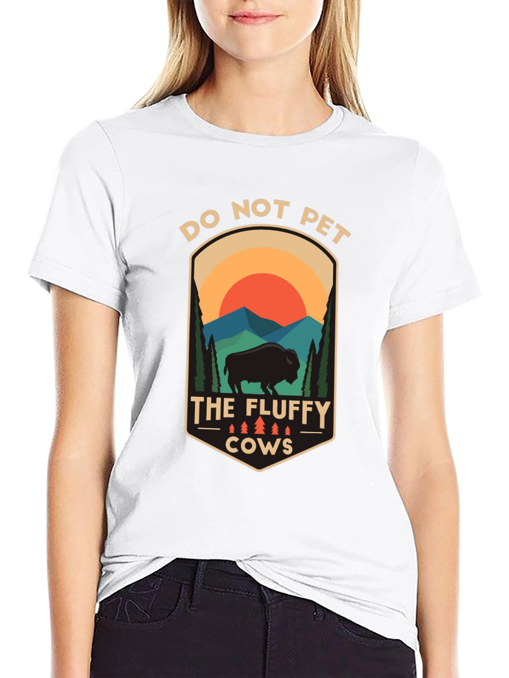 Do Not Pet the Fluffy Cows T-Shirt