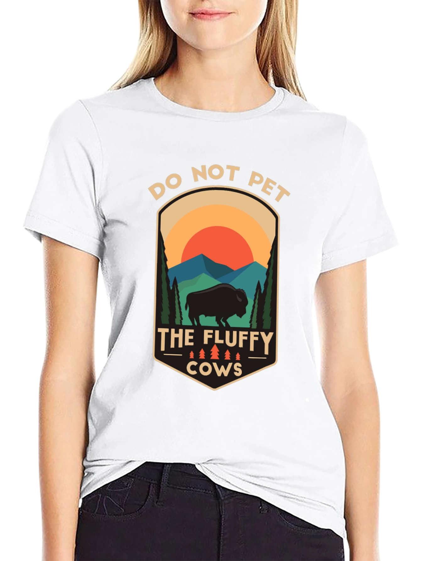 Do Not Pet the Fluffy Cows T-Shirt