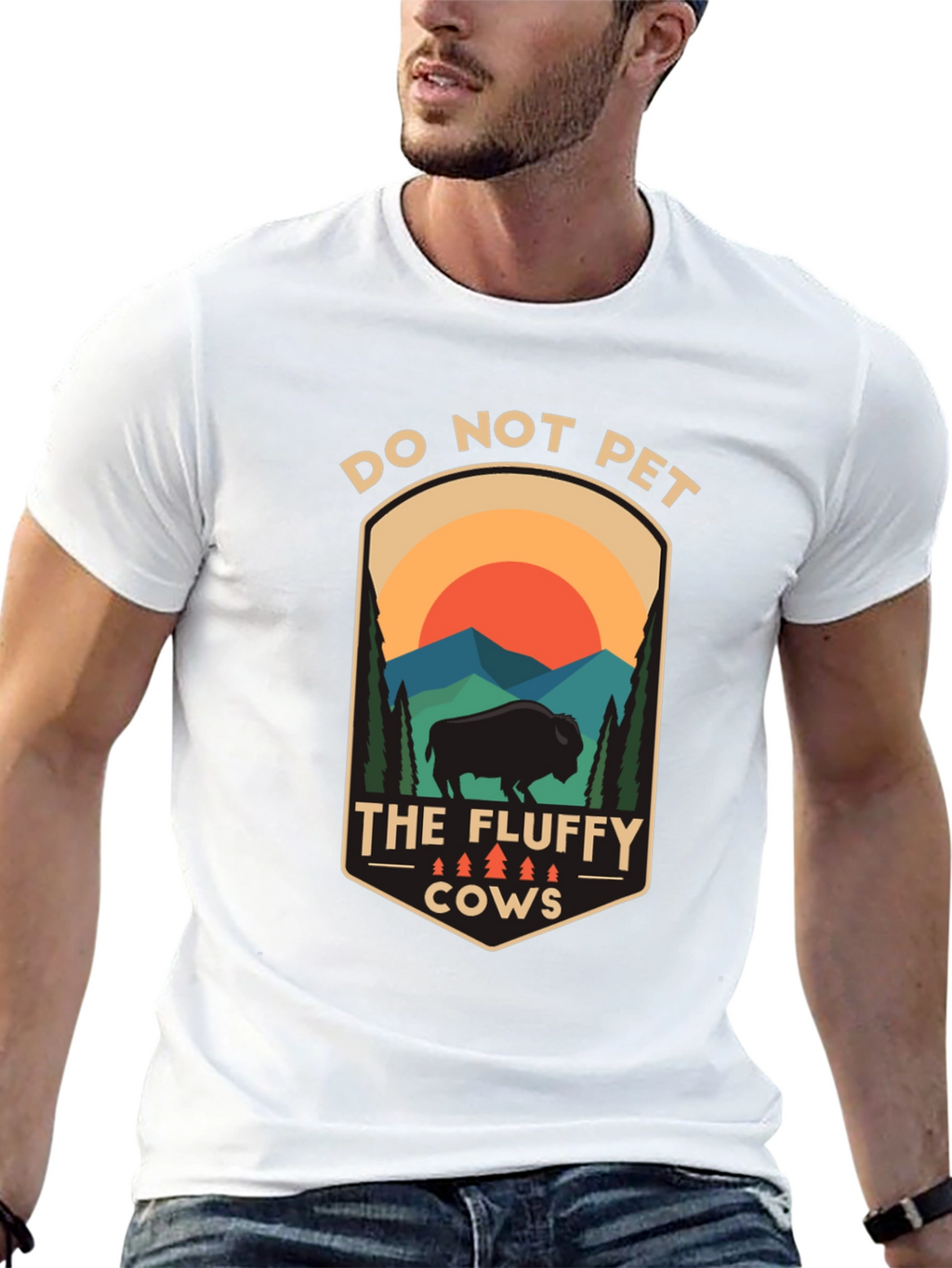 Do Not Pet the Fluffy Cows T-Shirt