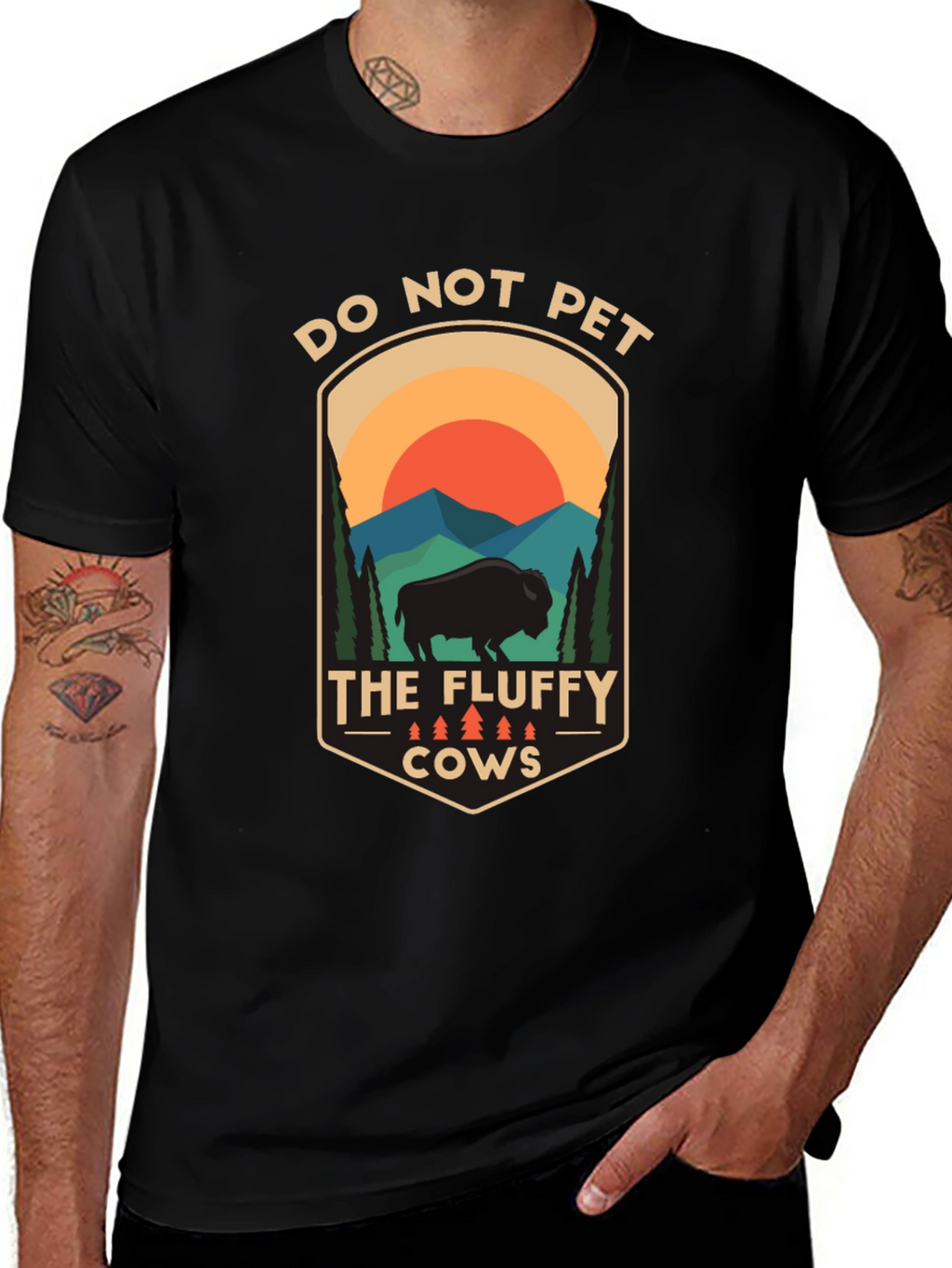 Do Not Pet the Fluffy Cows T-Shirt