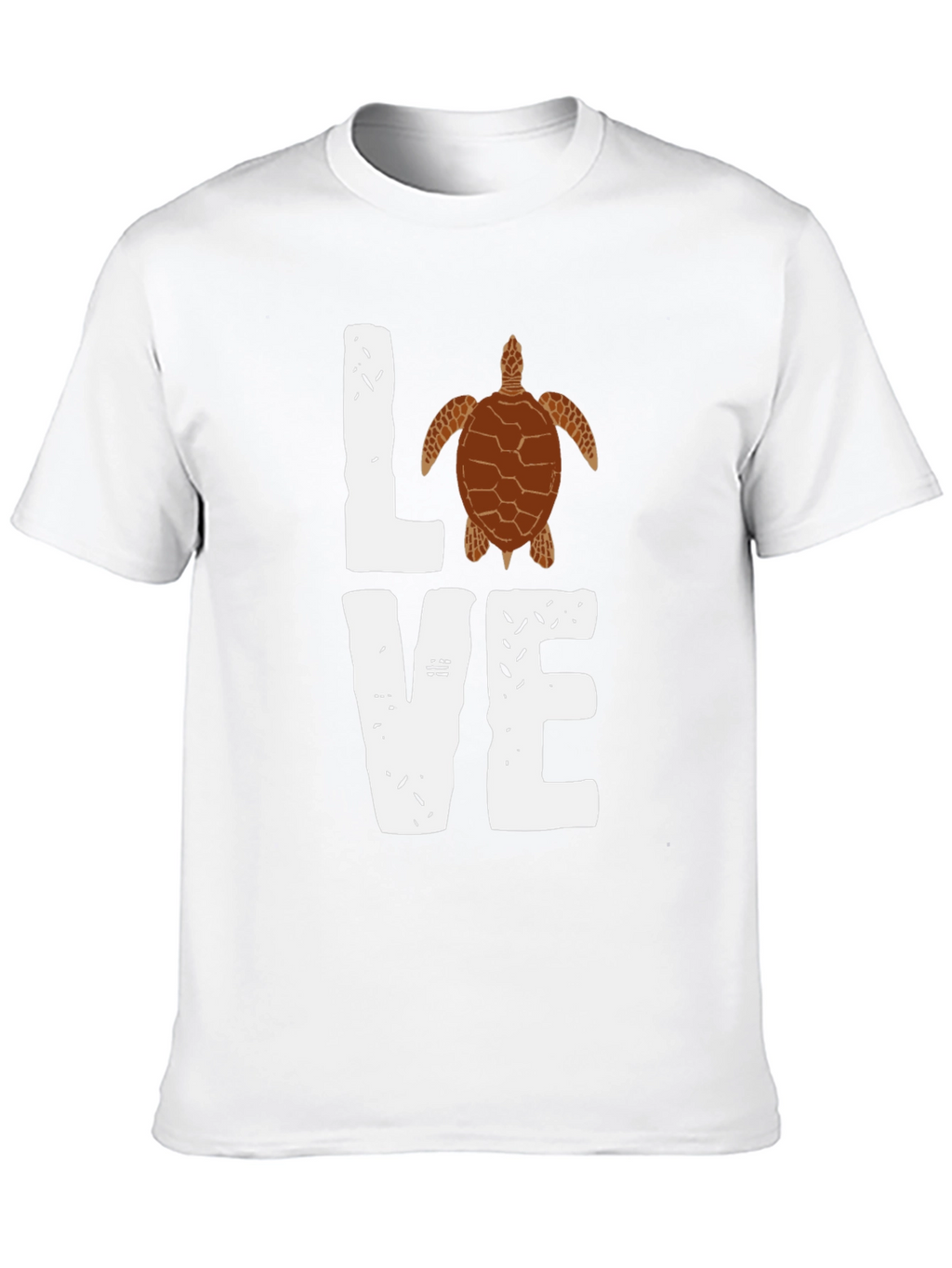 Love Turtle Graphic T-Shirt - Trendy Black Tee