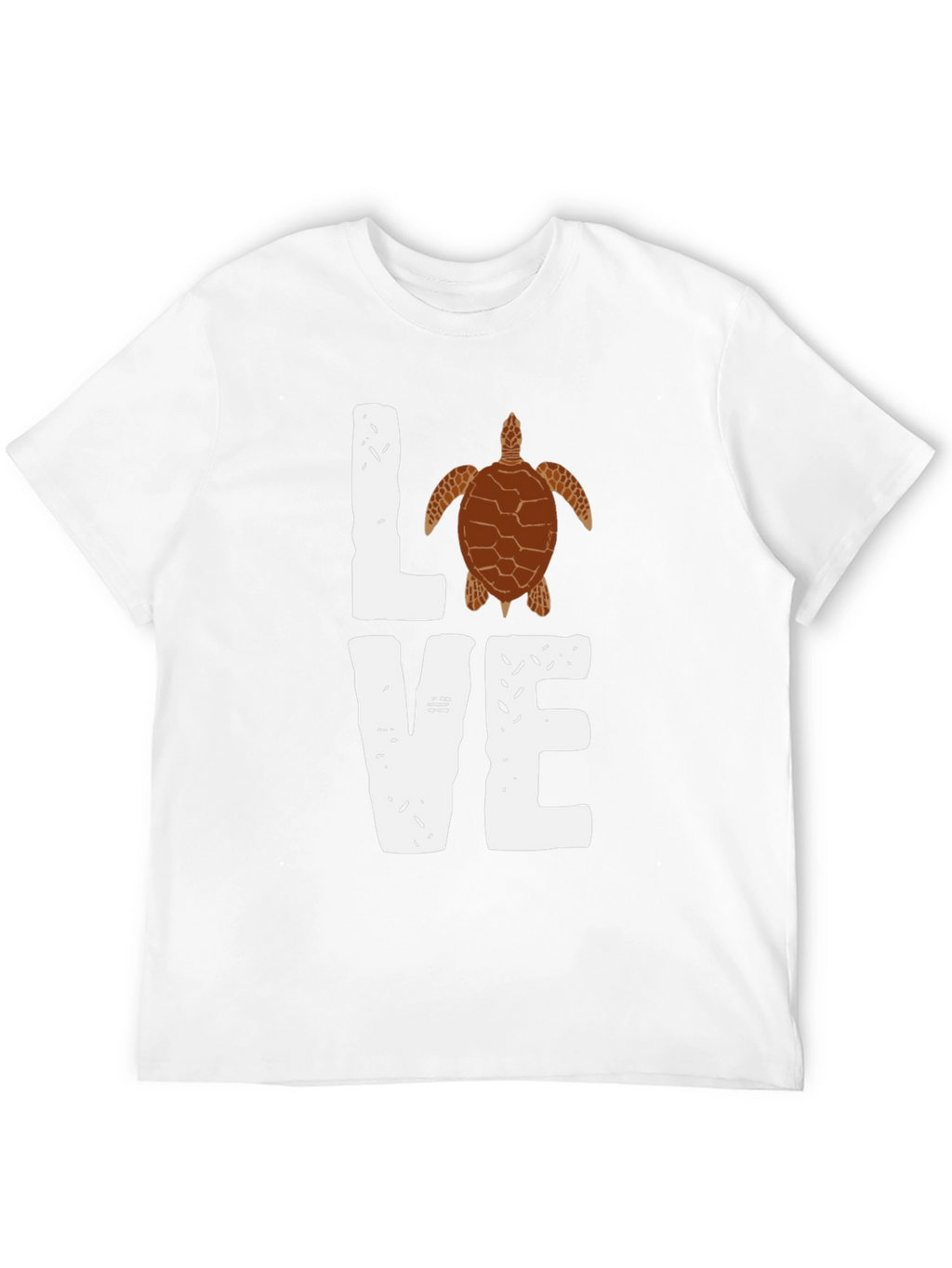 Love Turtle Graphic T-Shirt - Trendy Black Tee