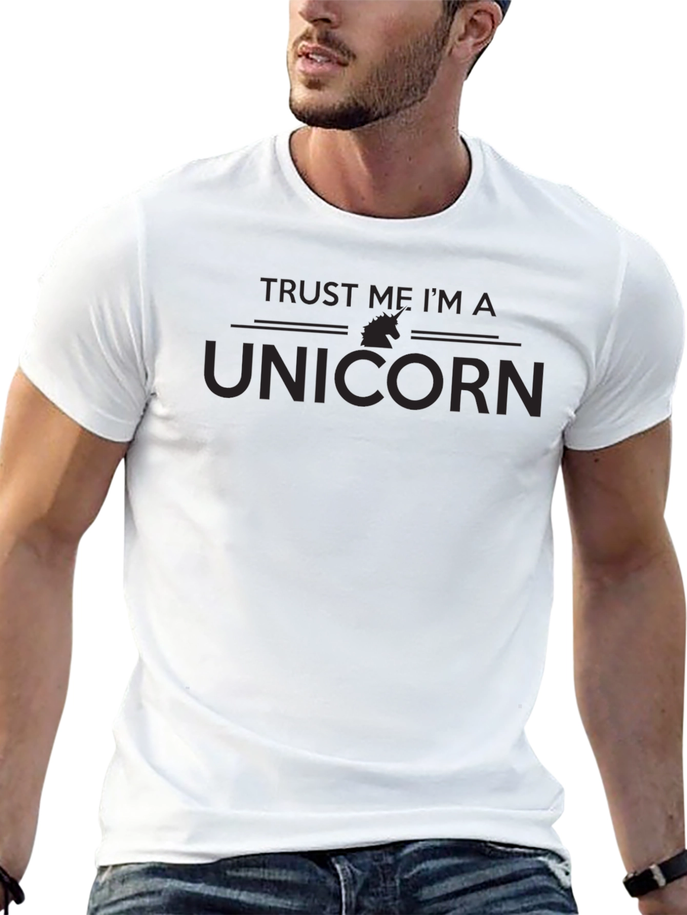 Trust Me Im A Unicorn T-Shirt - Black