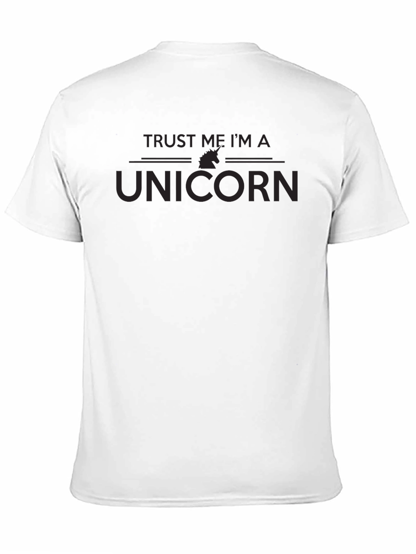 Trust Me Im A Unicorn T-Shirt - Black