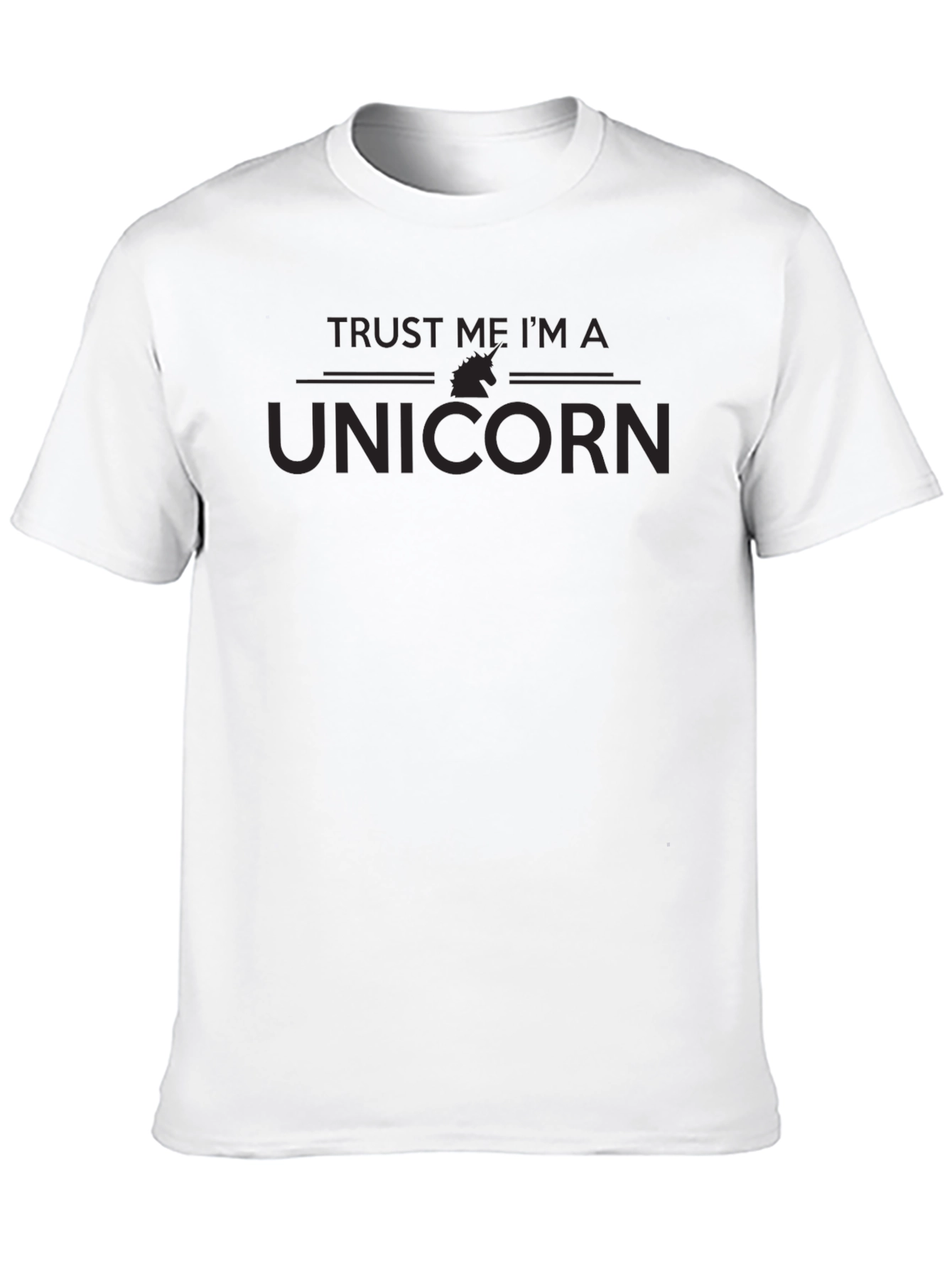 Trust Me Im A Unicorn T-Shirt - Black