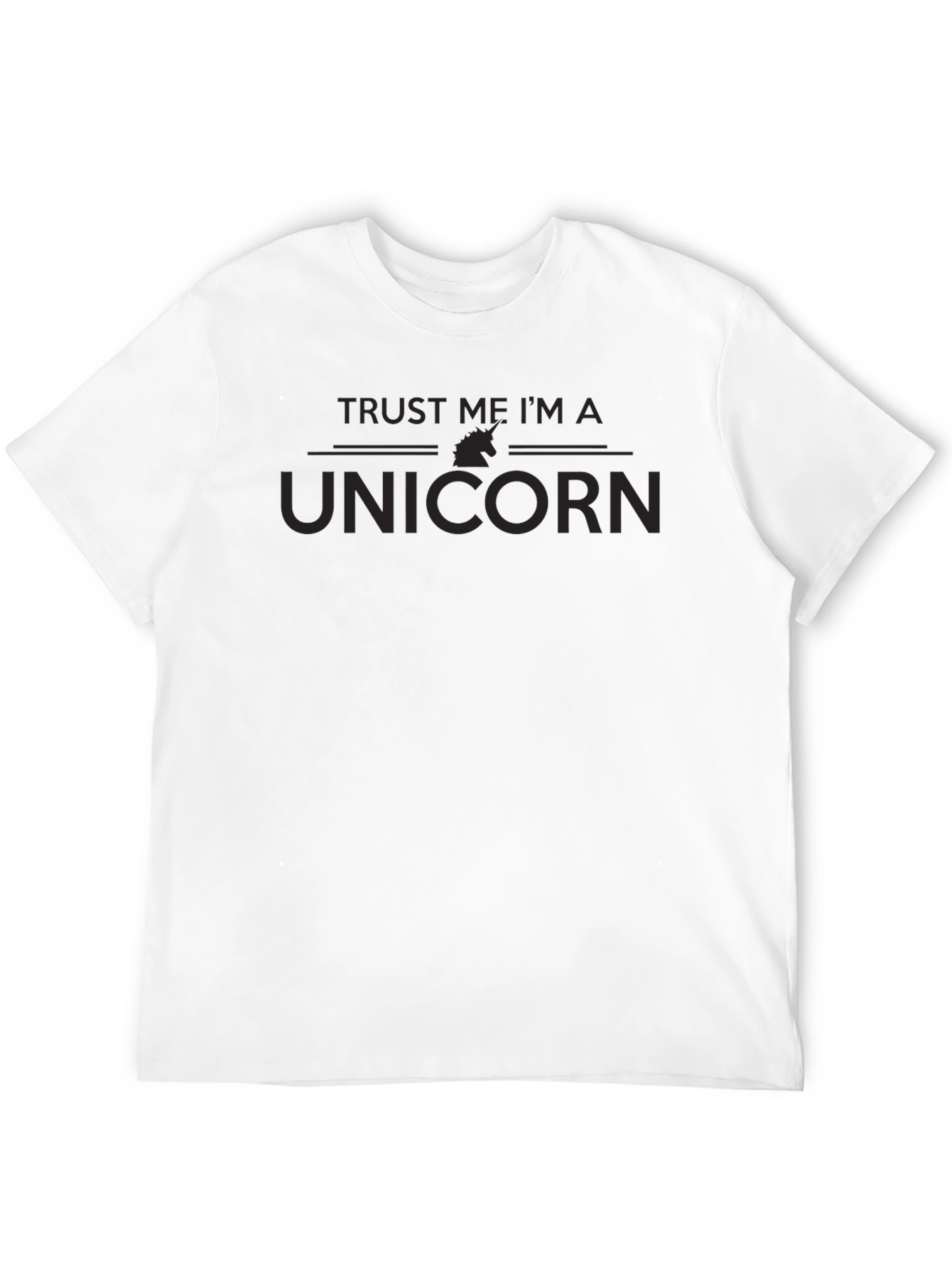 Trust Me Im A Unicorn T-Shirt - Black