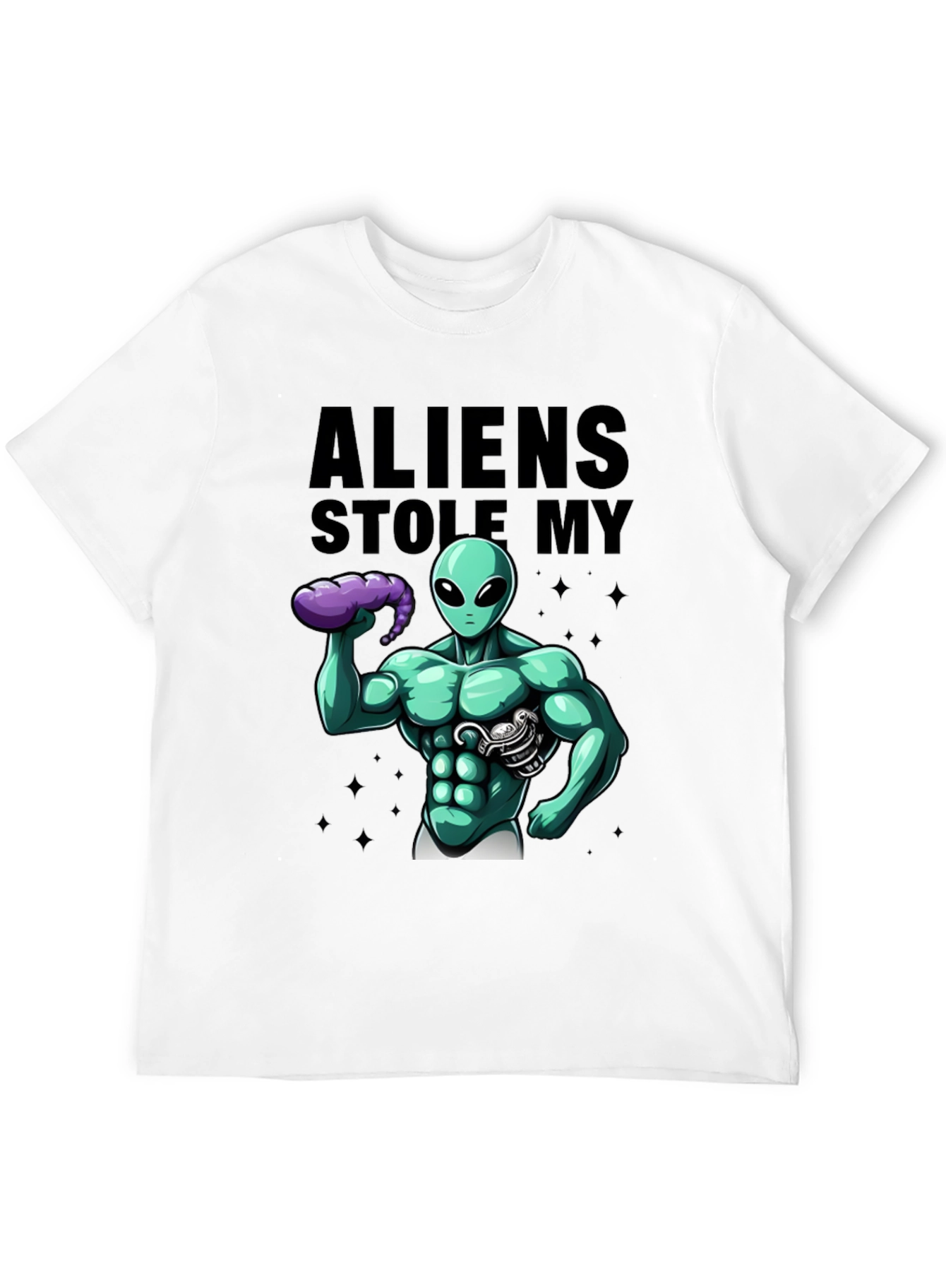 Aliens Stole My 6-Pack T-Shirt
