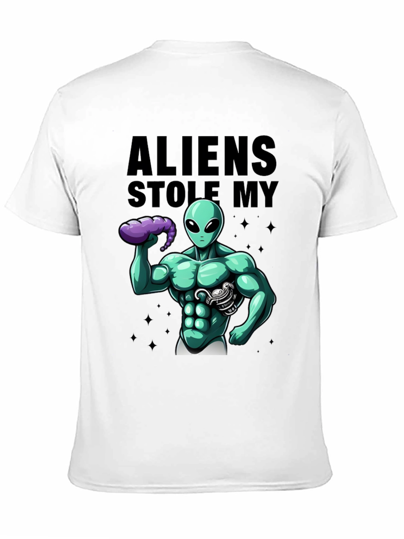 Aliens Stole My 6-Pack T-Shirt
