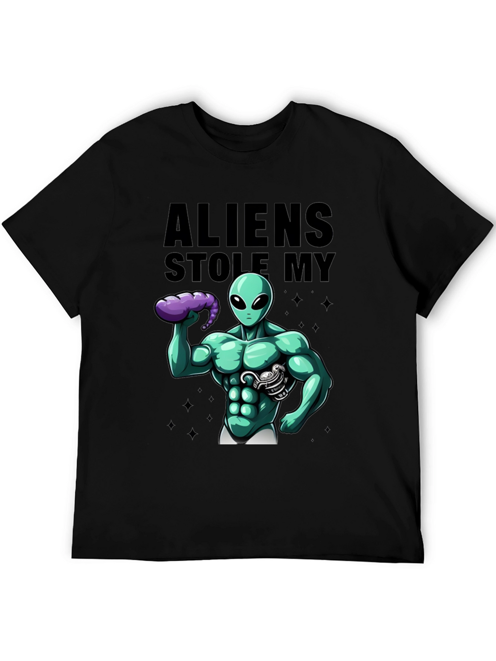 Aliens Stole My 6-Pack T-Shirt