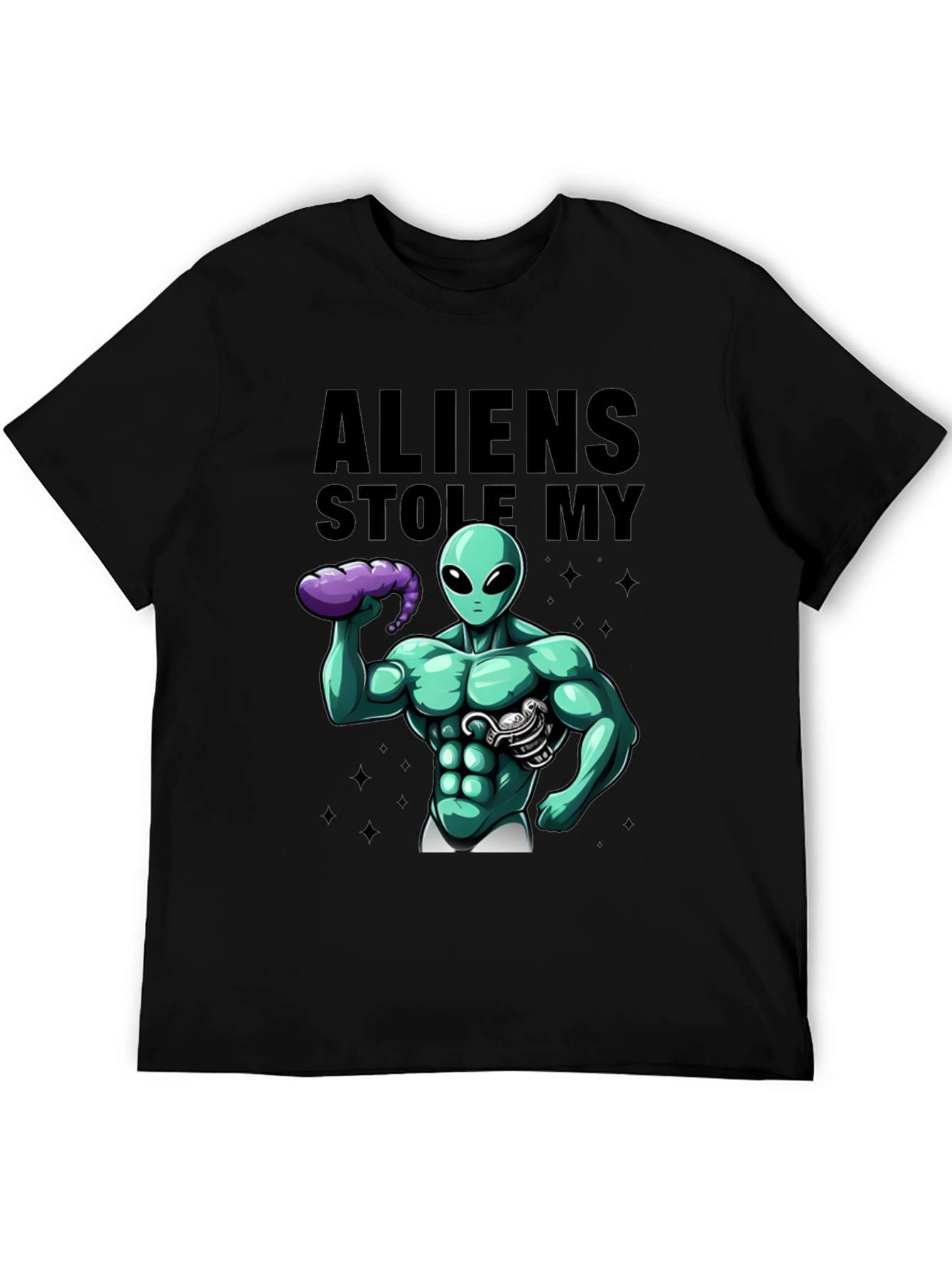 Aliens Stole My 6-Pack T-Shirt
