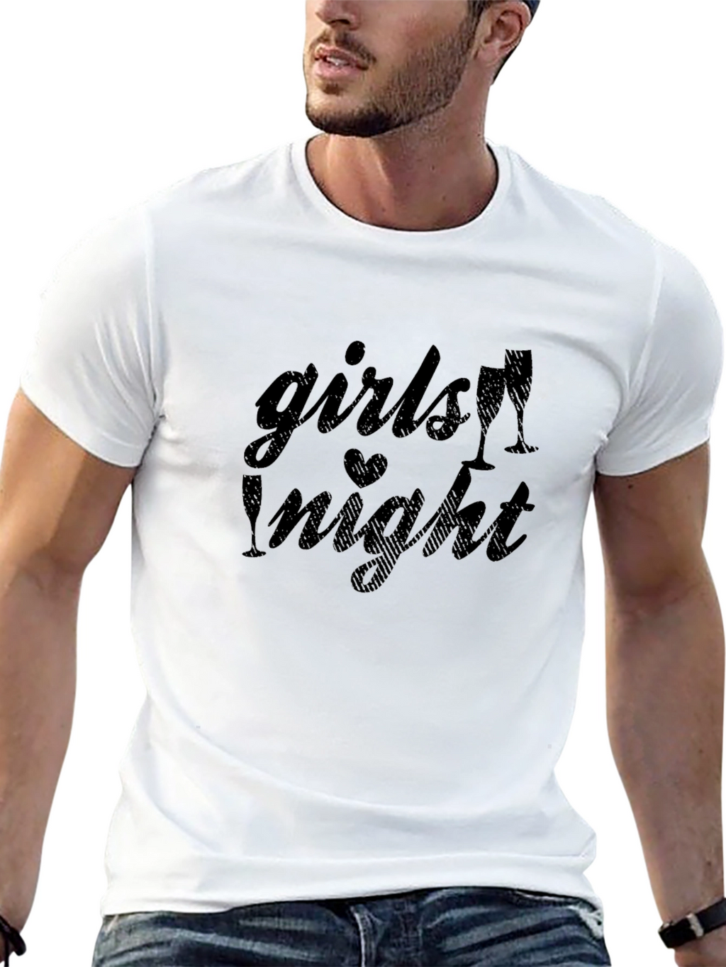 Girls Night Out Tee - Black Graphic T-Shirt
