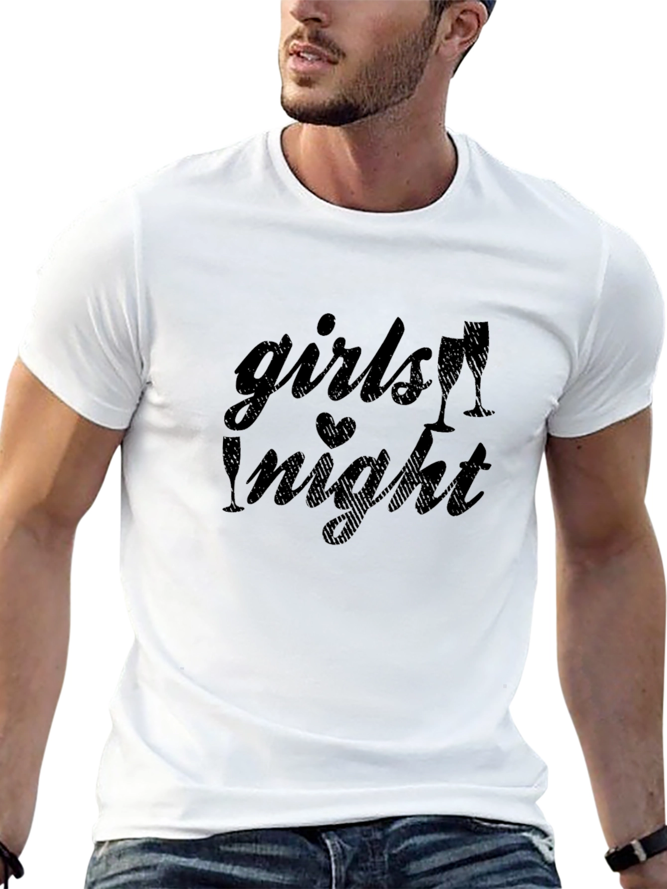 Girls Night Out Tee - Black Graphic T-Shirt