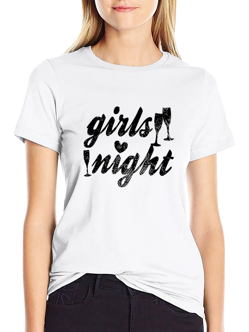 Girls Night Out Tee - Black Graphic T-Shirt