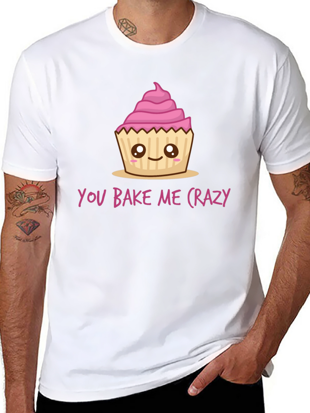 You Bake Me Crazy Cupcake T-Shirt