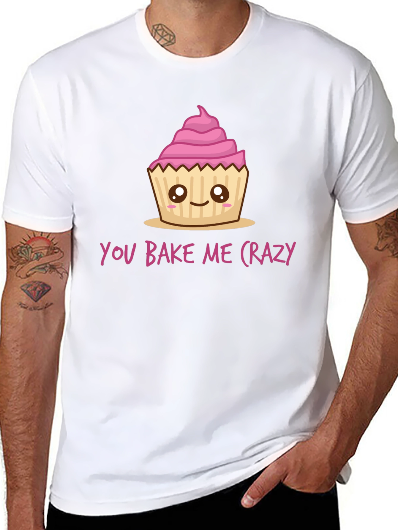 You Bake Me Crazy Cupcake T-Shirt