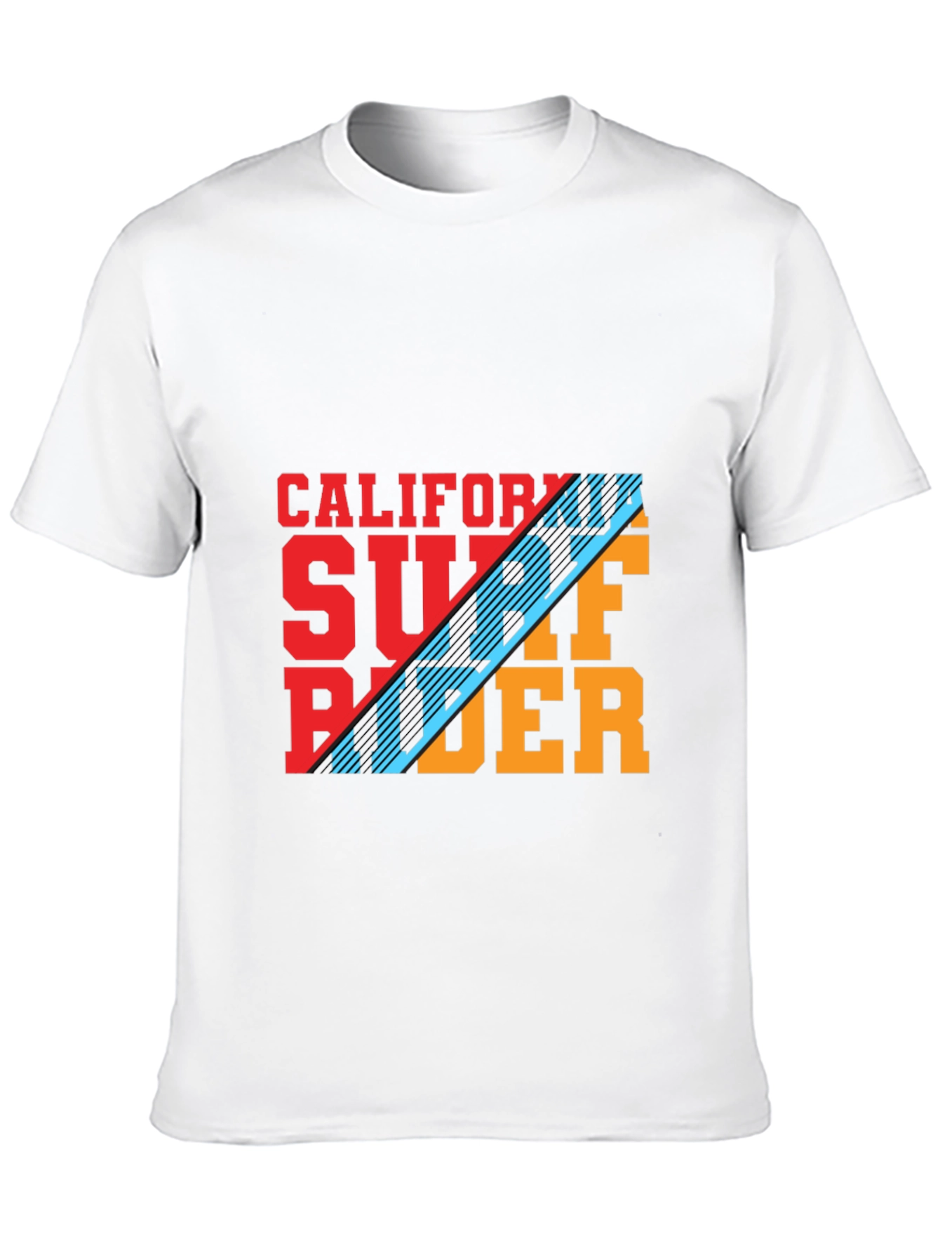California Surf Rider Graphic Tee - Trendy Casual Style