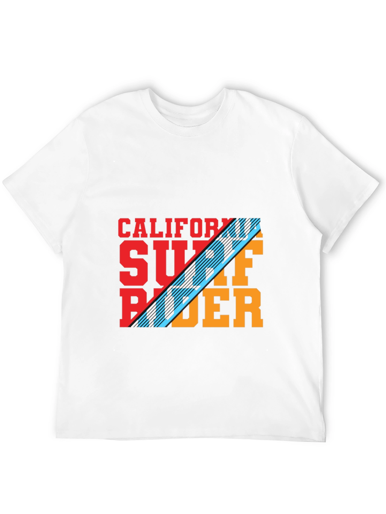 California Surf Rider Graphic Tee - Trendy Casual Style