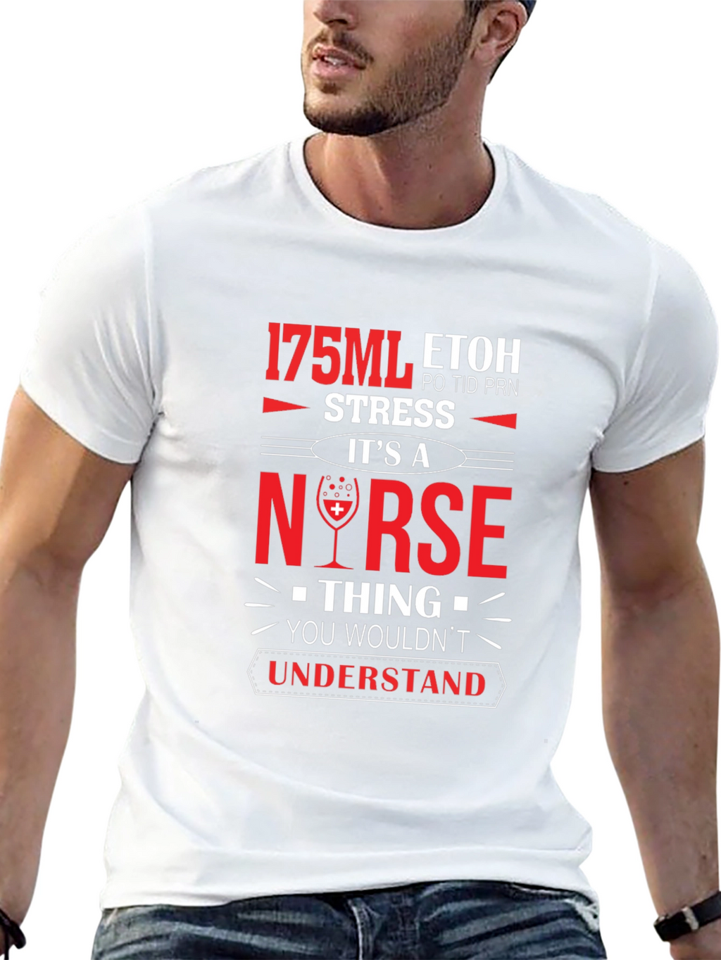 Nurse 175ML ETOH Novelty Graphic T-Shirt