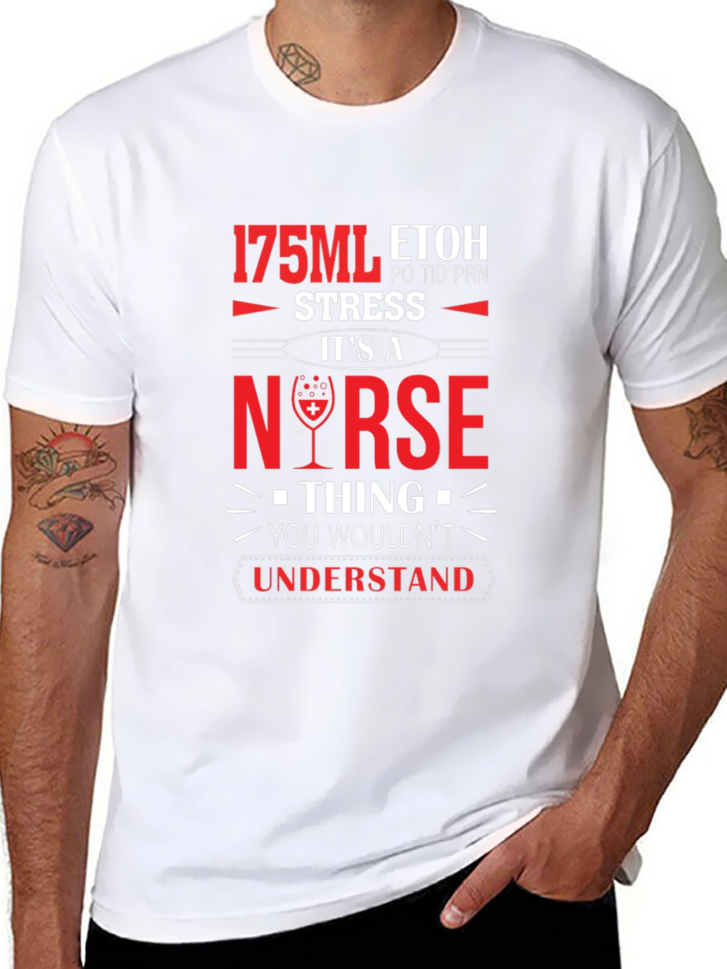 Nurse 175ML ETOH Novelty Graphic T-Shirt