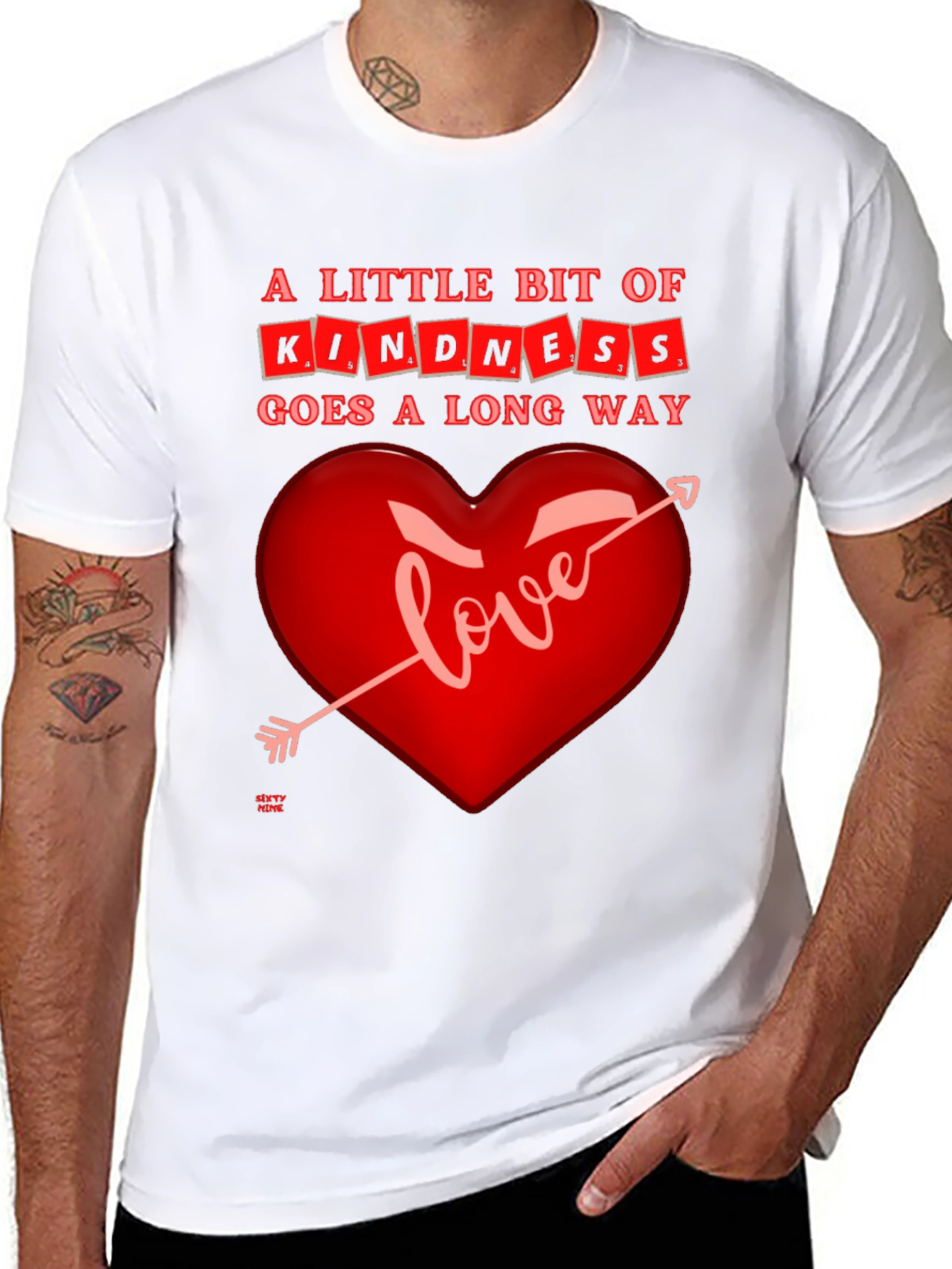Kindness & Love Heart T-Shirt