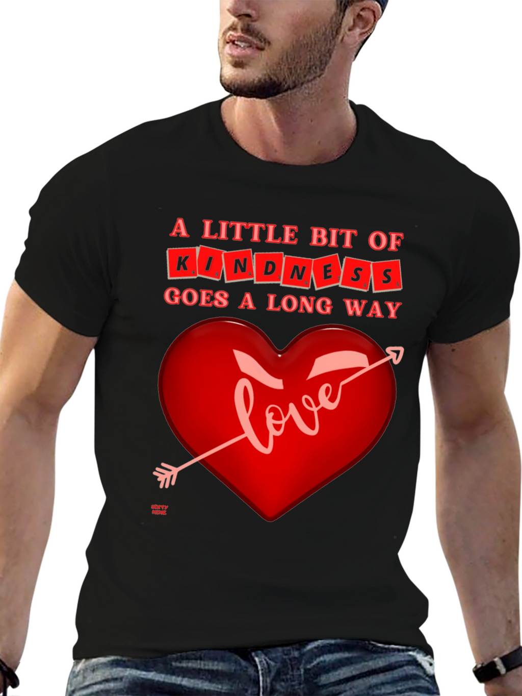 Kindness & Love Heart T-Shirt