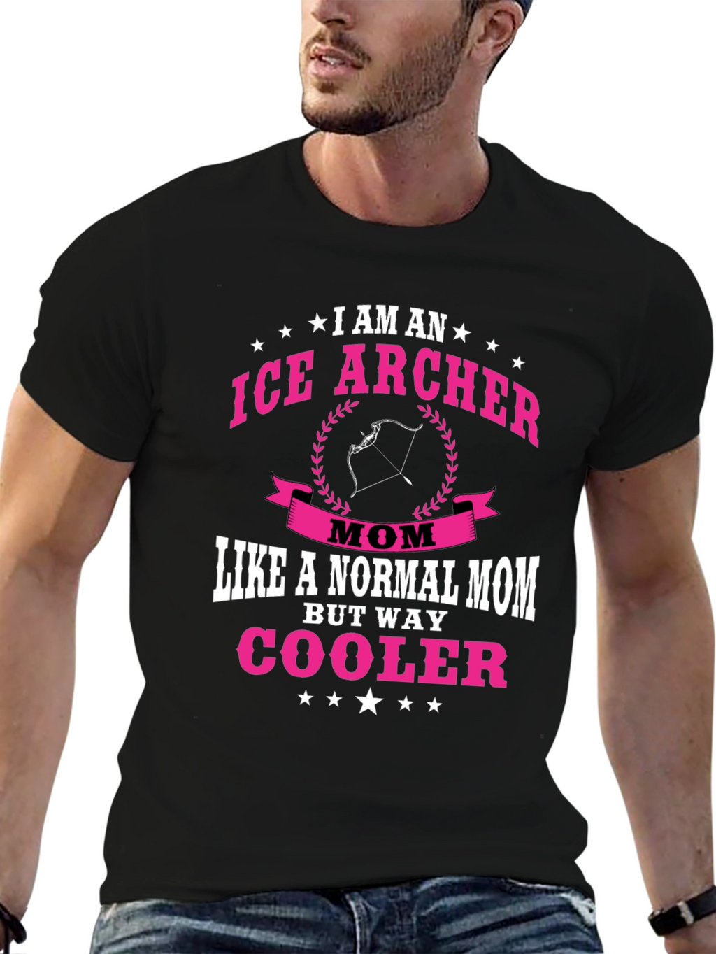 Ice Archer Mom Novelty Graphic T-Shirt