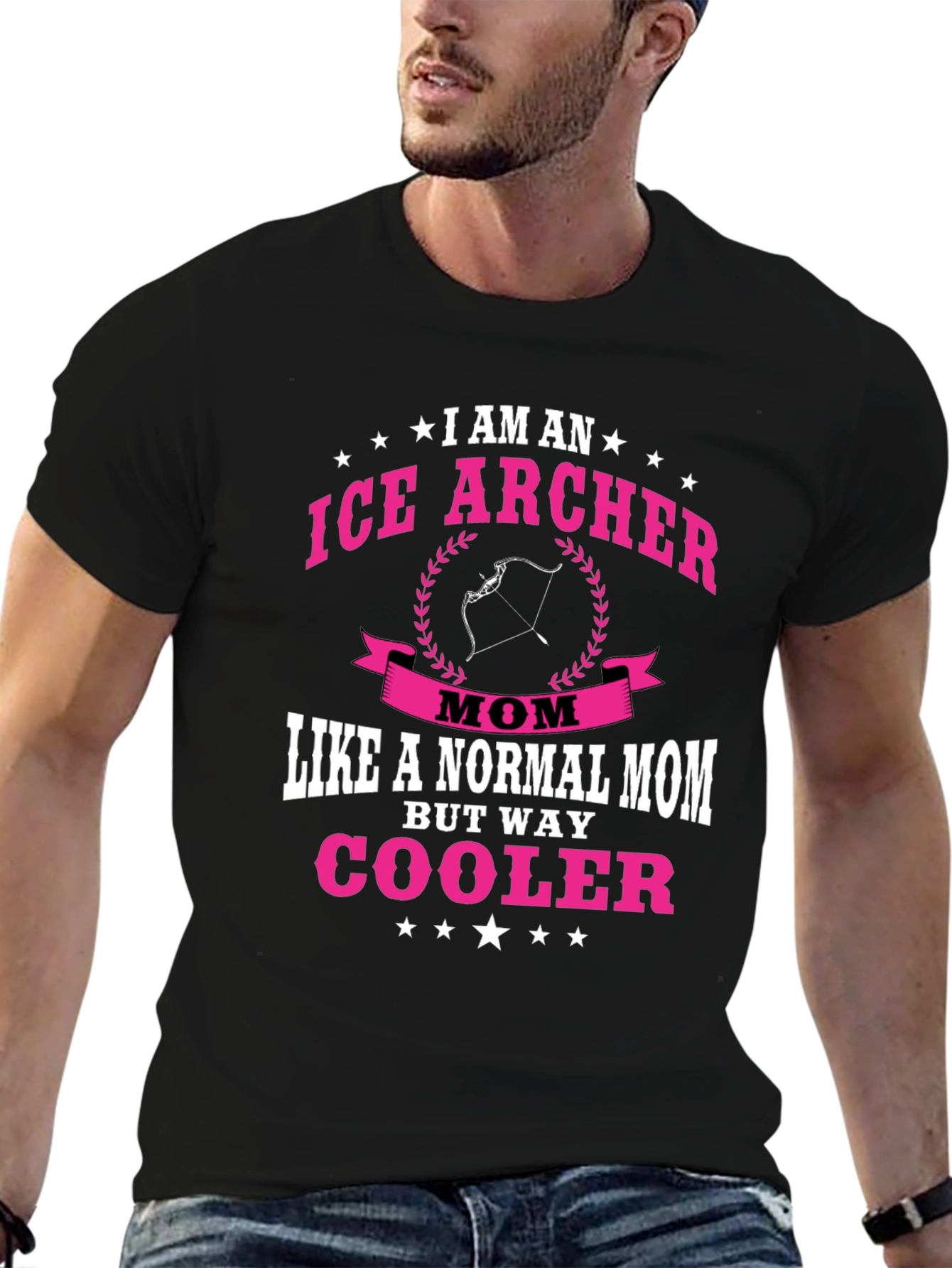 Ice Archer Mom Novelty Graphic T-Shirt