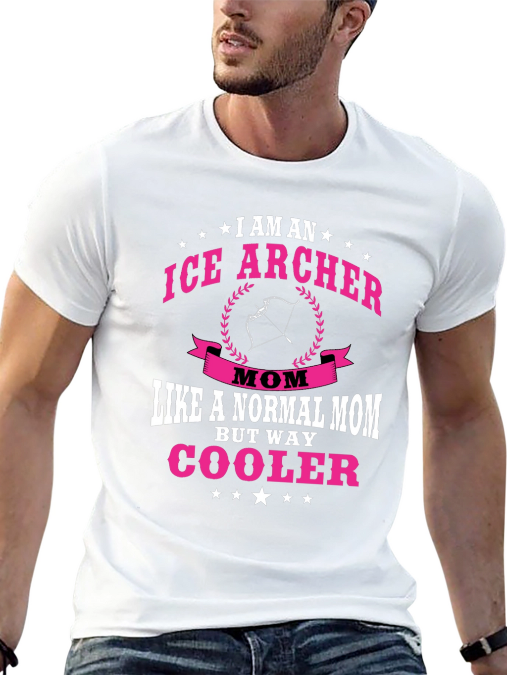 Ice Archer Mom Novelty Graphic T-Shirt