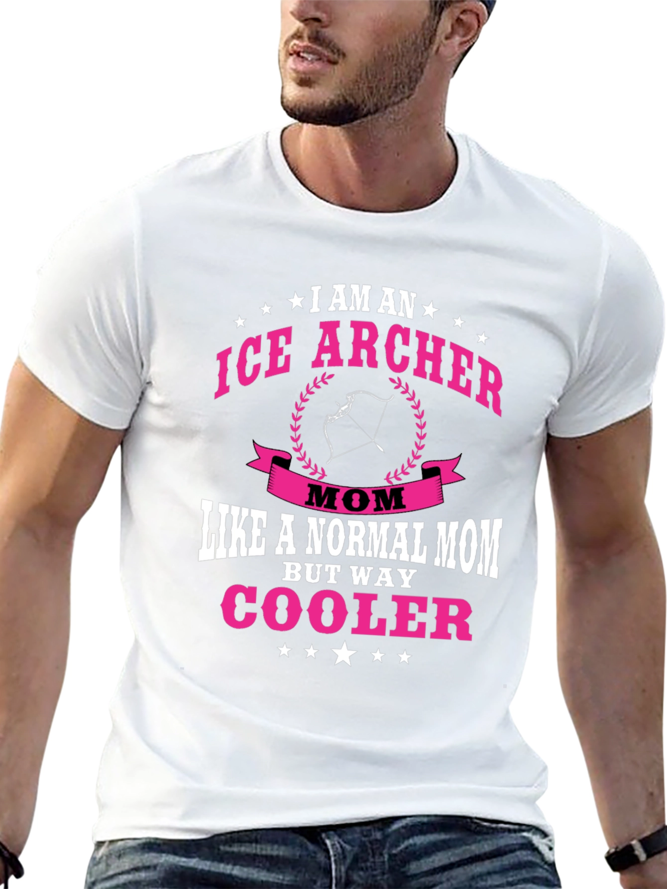 Ice Archer Mom Novelty Graphic T-Shirt