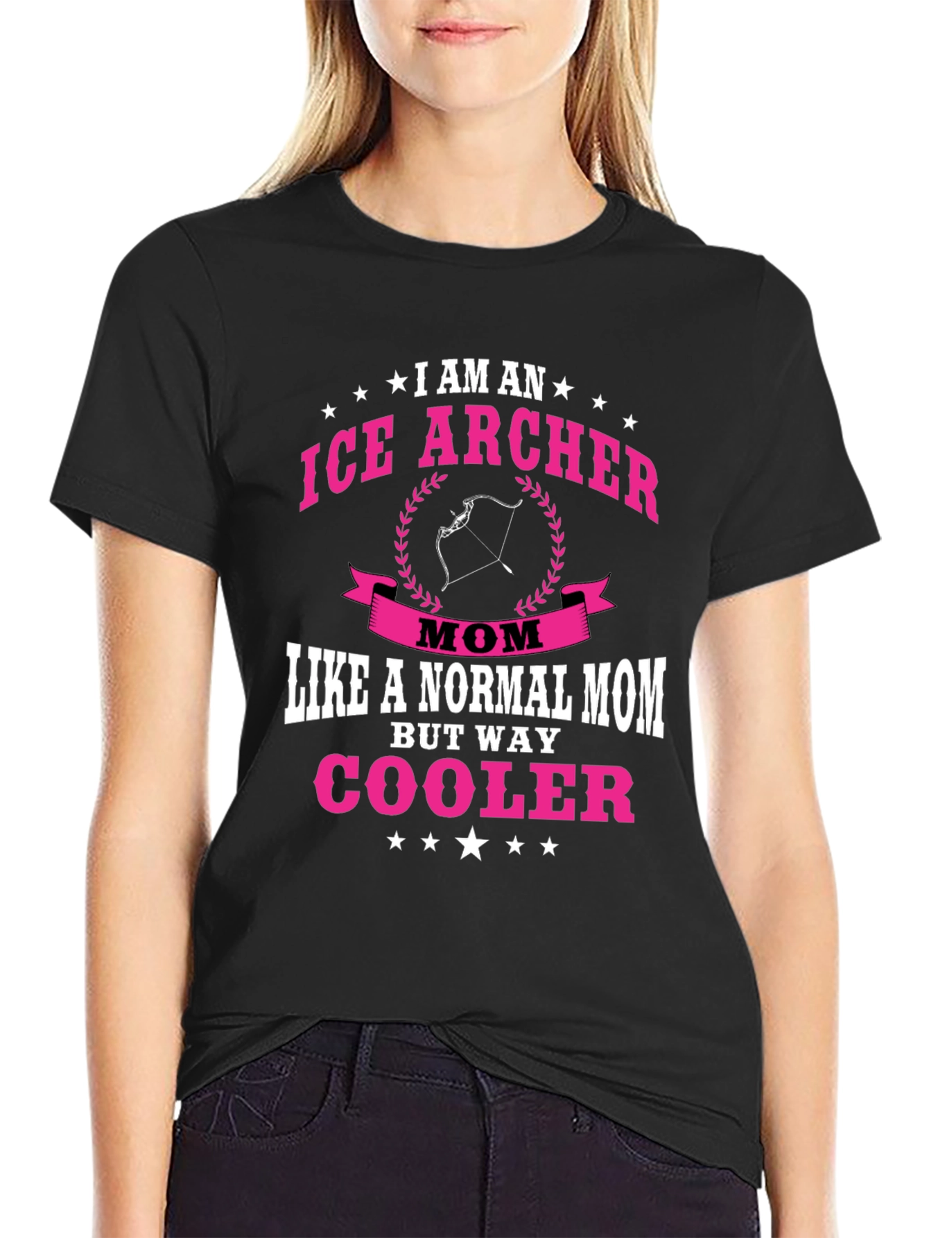 Ice Archer Mom Novelty Graphic T-Shirt