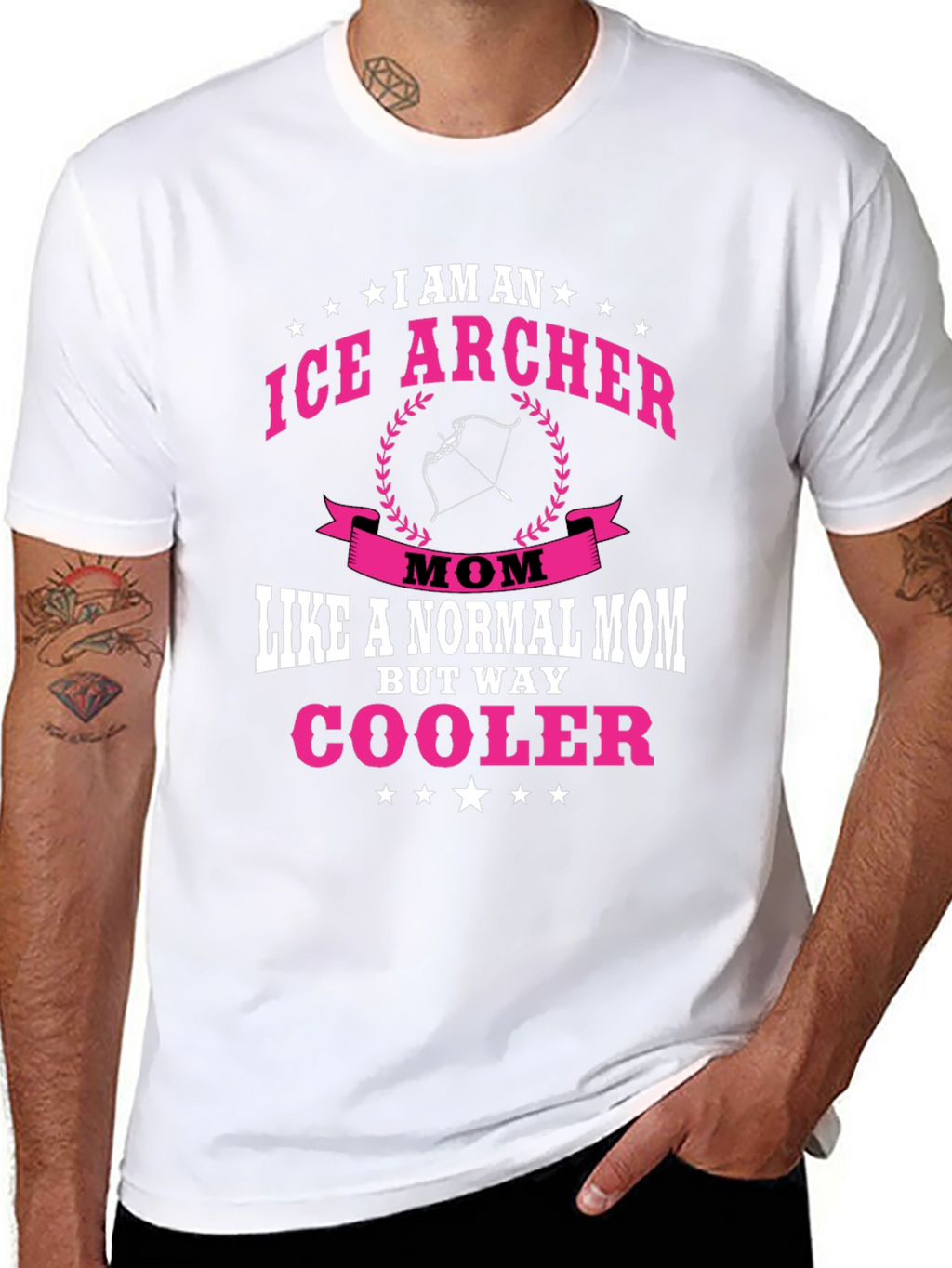 Ice Archer Mom Novelty Graphic T-Shirt