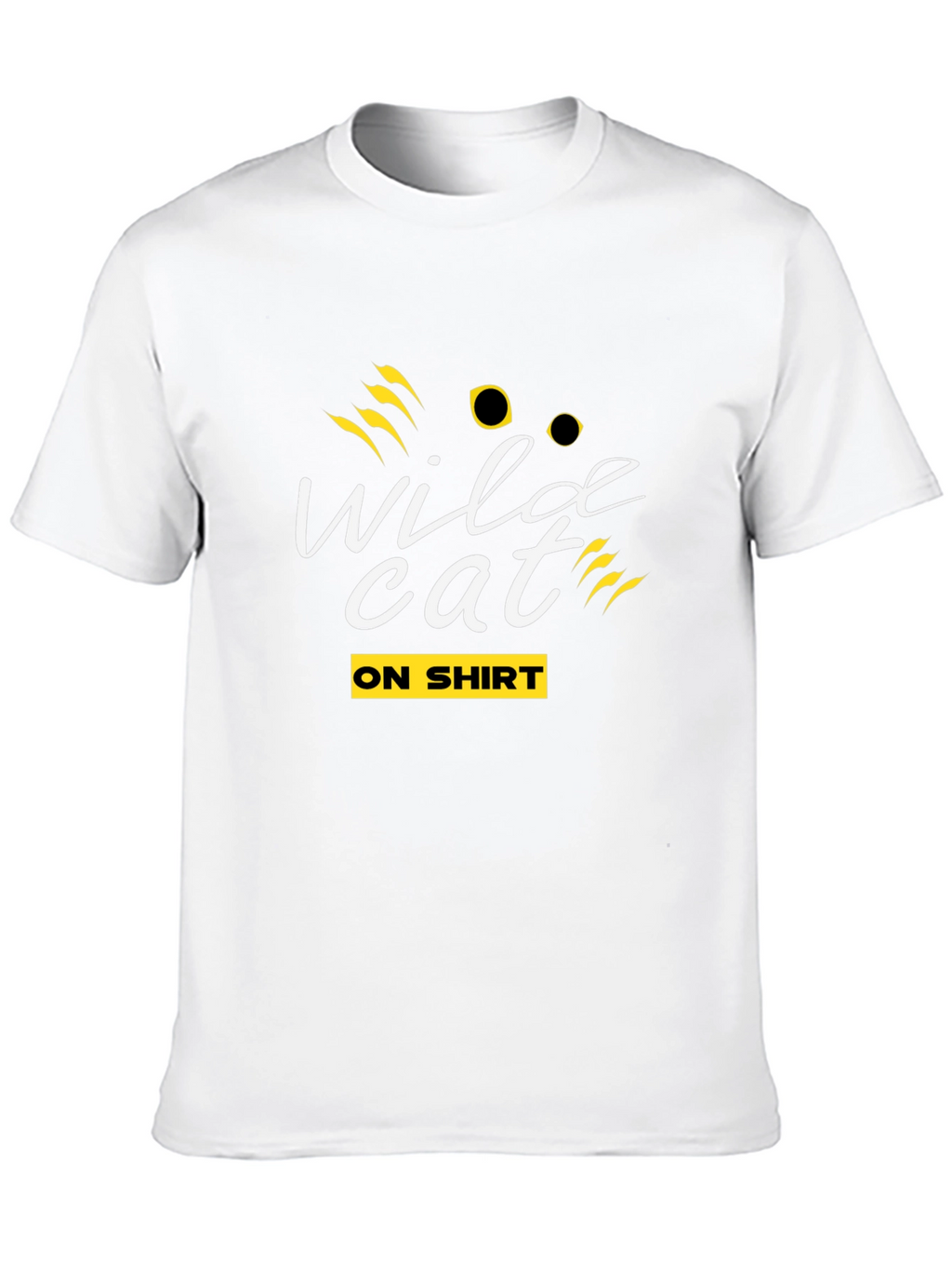 Wildcat Graphic Tee - Black Crew Neck T-Shirt