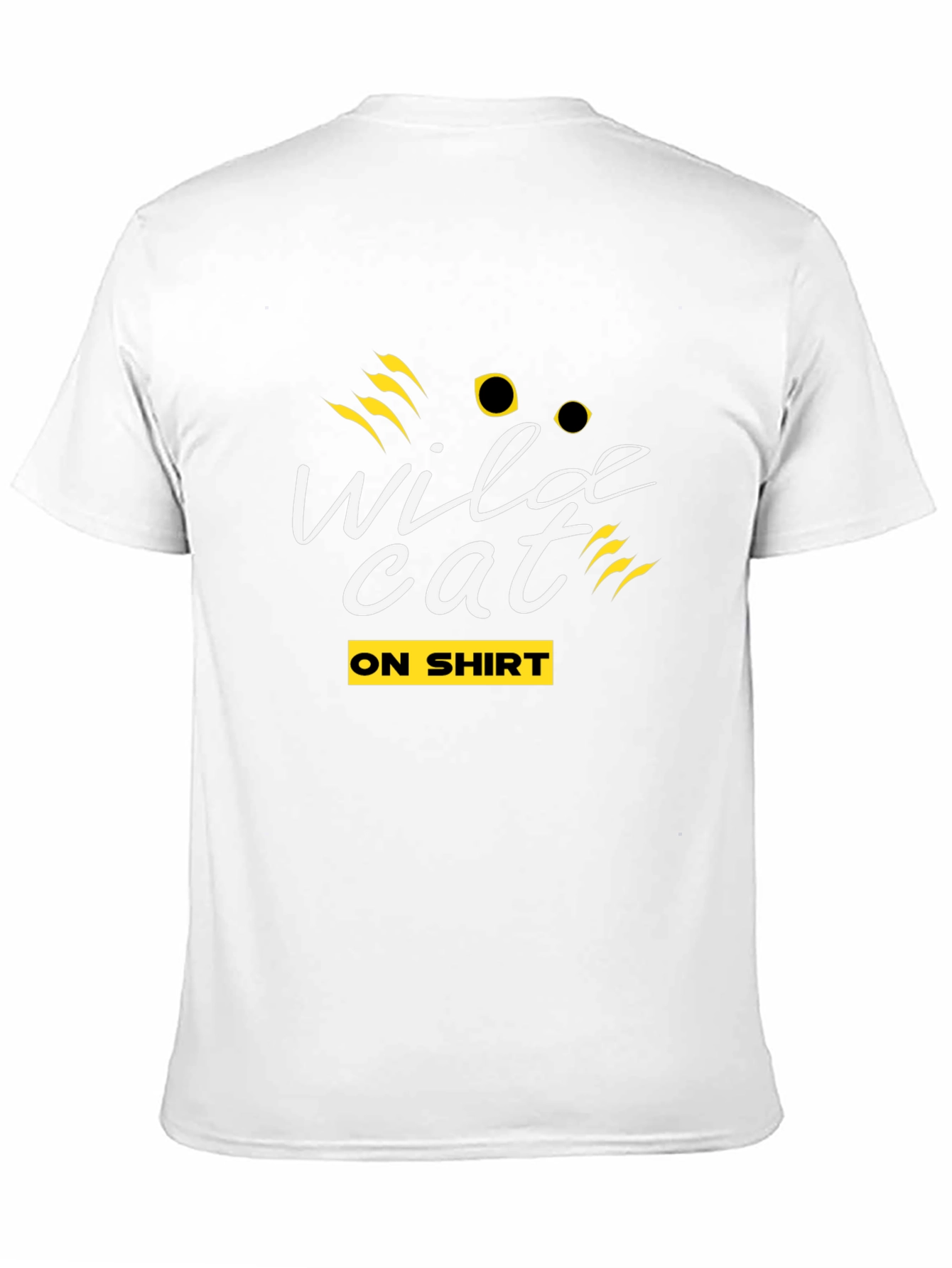 Wildcat Graphic Tee - Black Crew Neck T-Shirt