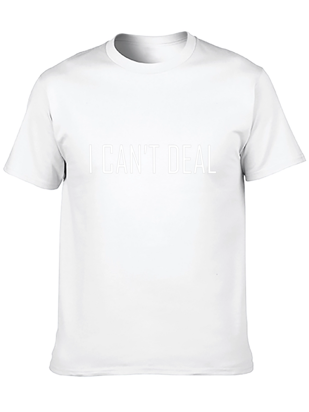 I Cant Deal Graphic Tee - Mens Black T-Shirt