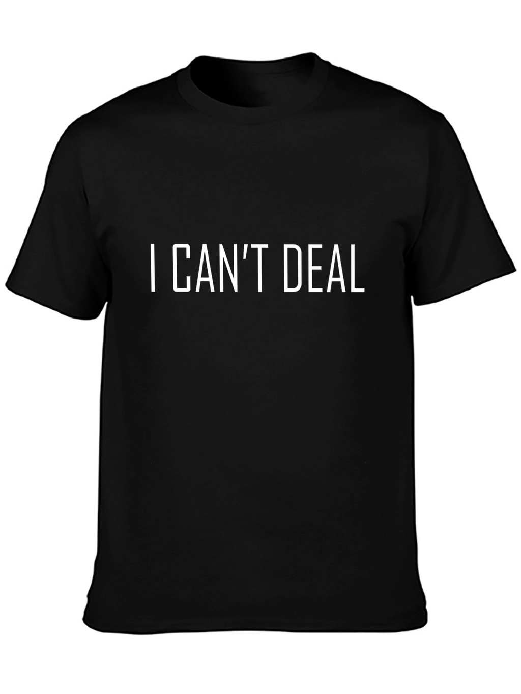 I Cant Deal Graphic Tee - Mens Black T-Shirt