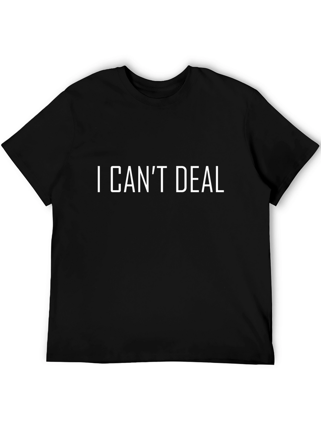 I Cant Deal Graphic Tee - Mens Black T-Shirt
