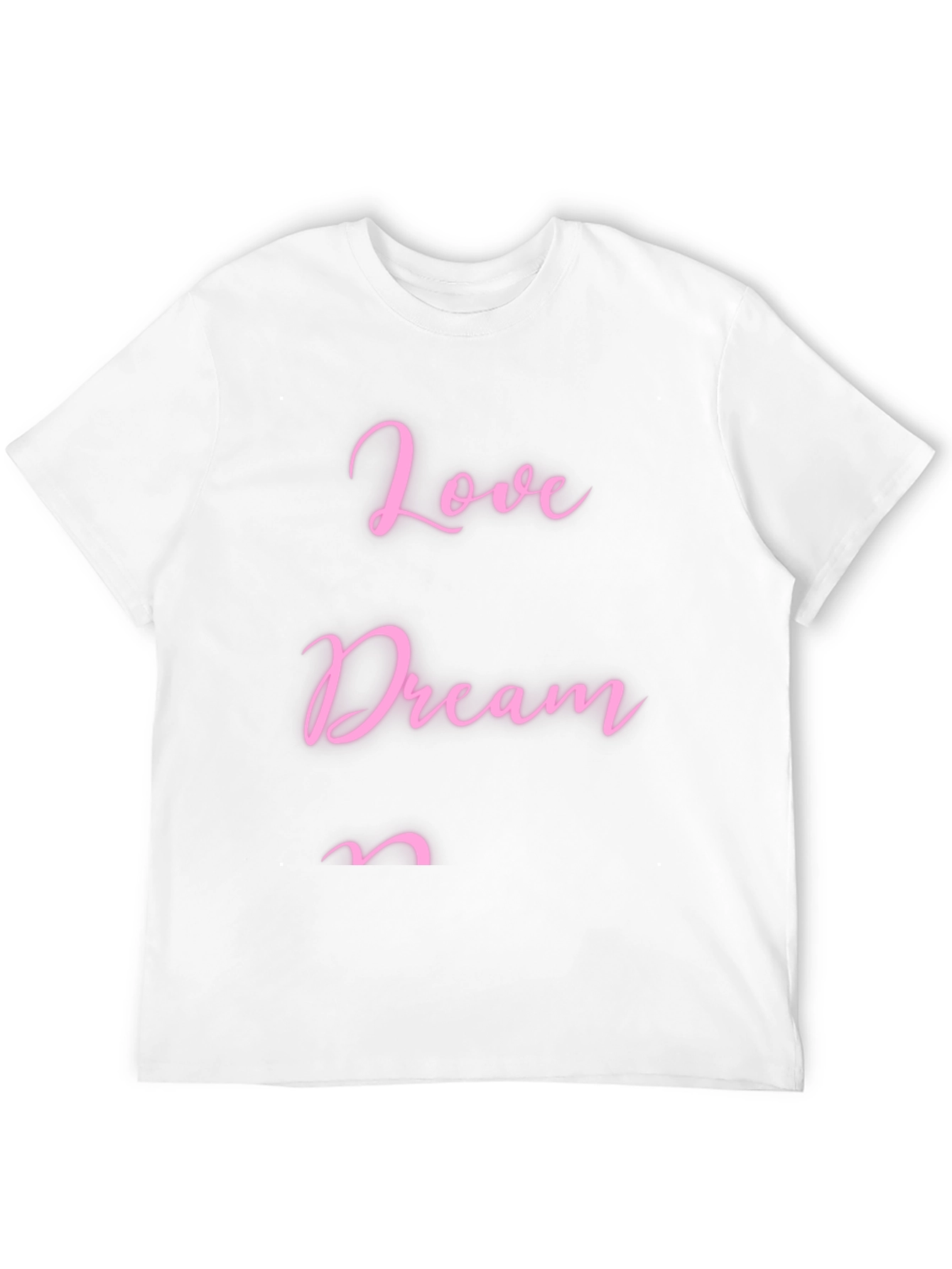 Love Dream T-Shirt - Stylish Black Tee