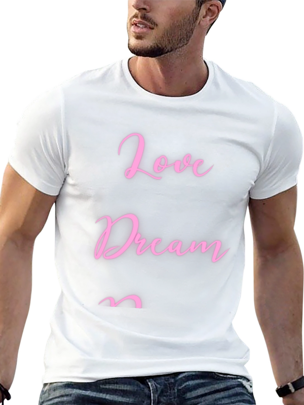 Love Dream T-Shirt - Stylish Black Tee