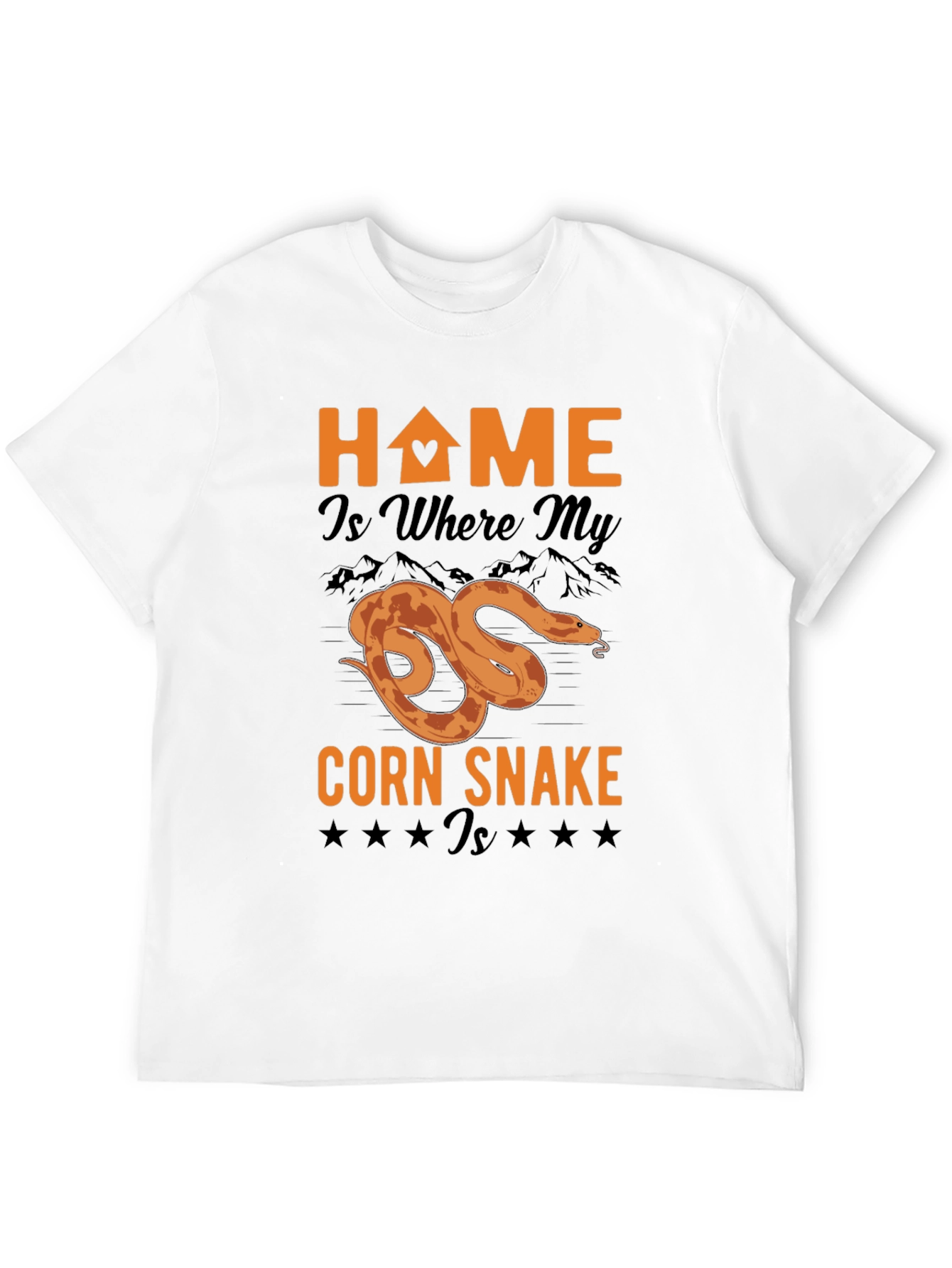 Corn Snake Home T-Shirt - Reptile Lover Tee